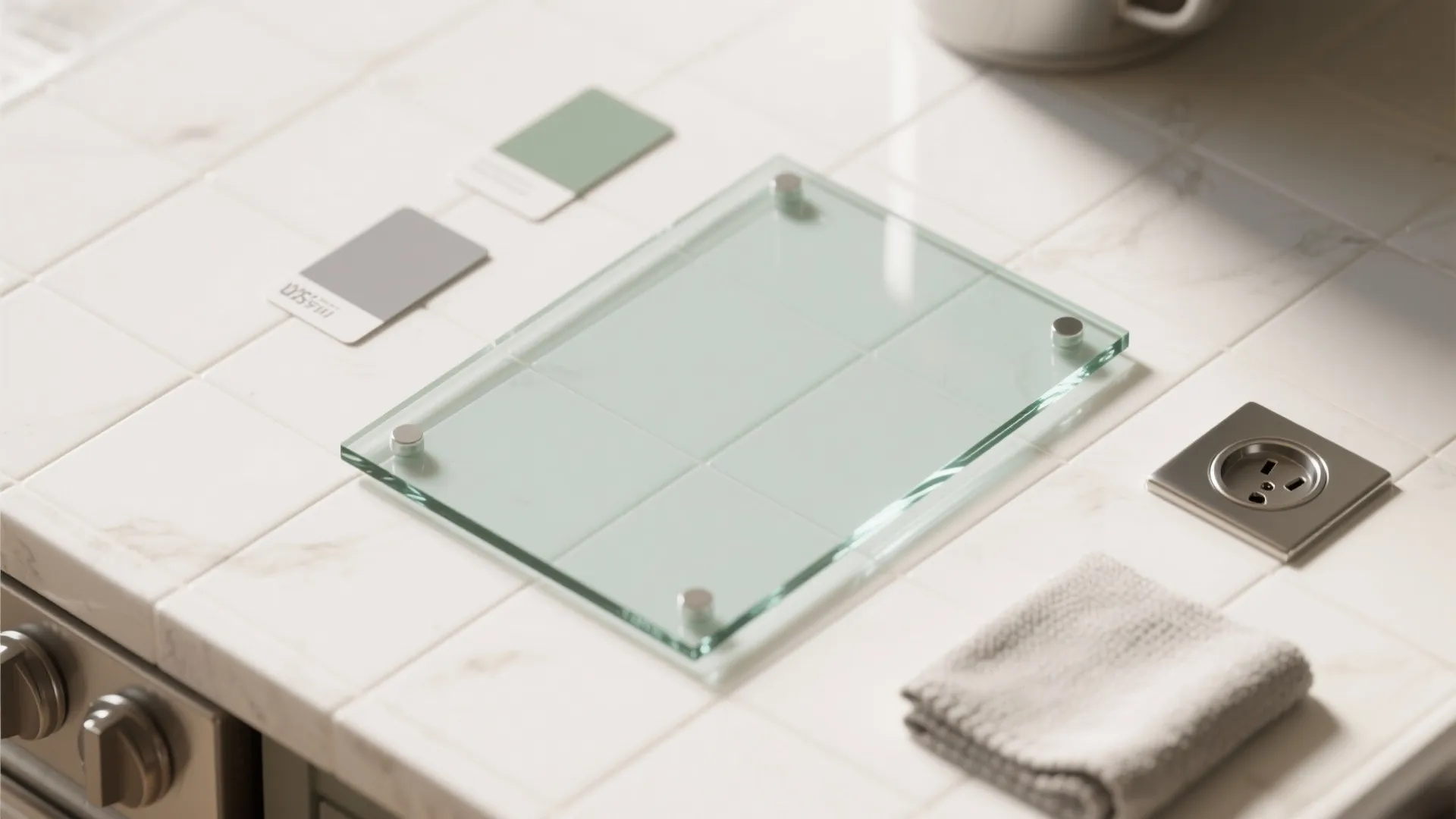 The Clear, Bright Lift of a Glass Backsplash