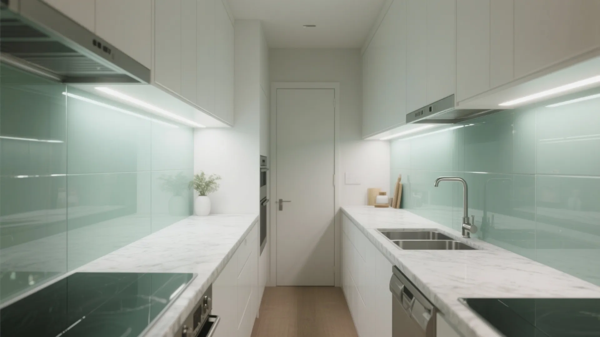 The Lightness of a Glass Backsplash