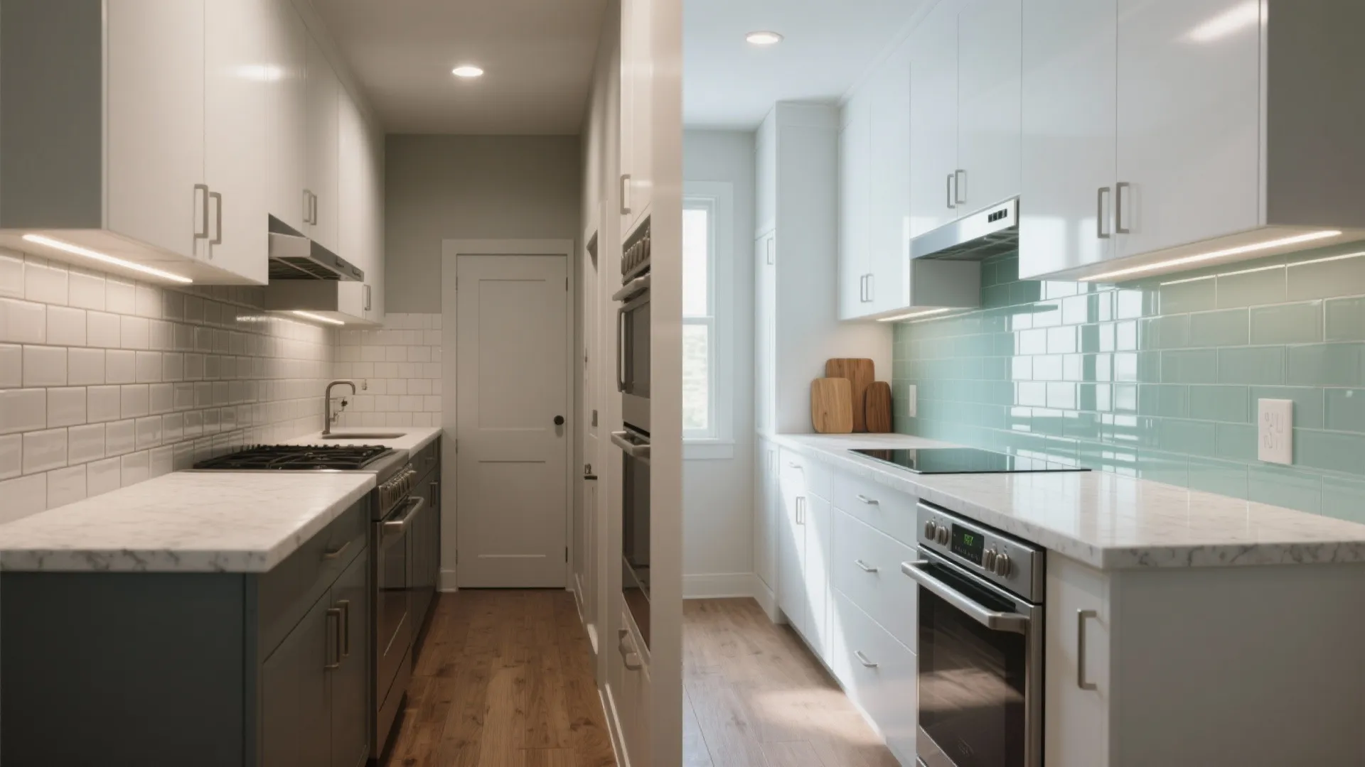 The Airy Magic of a Glass Backsplash