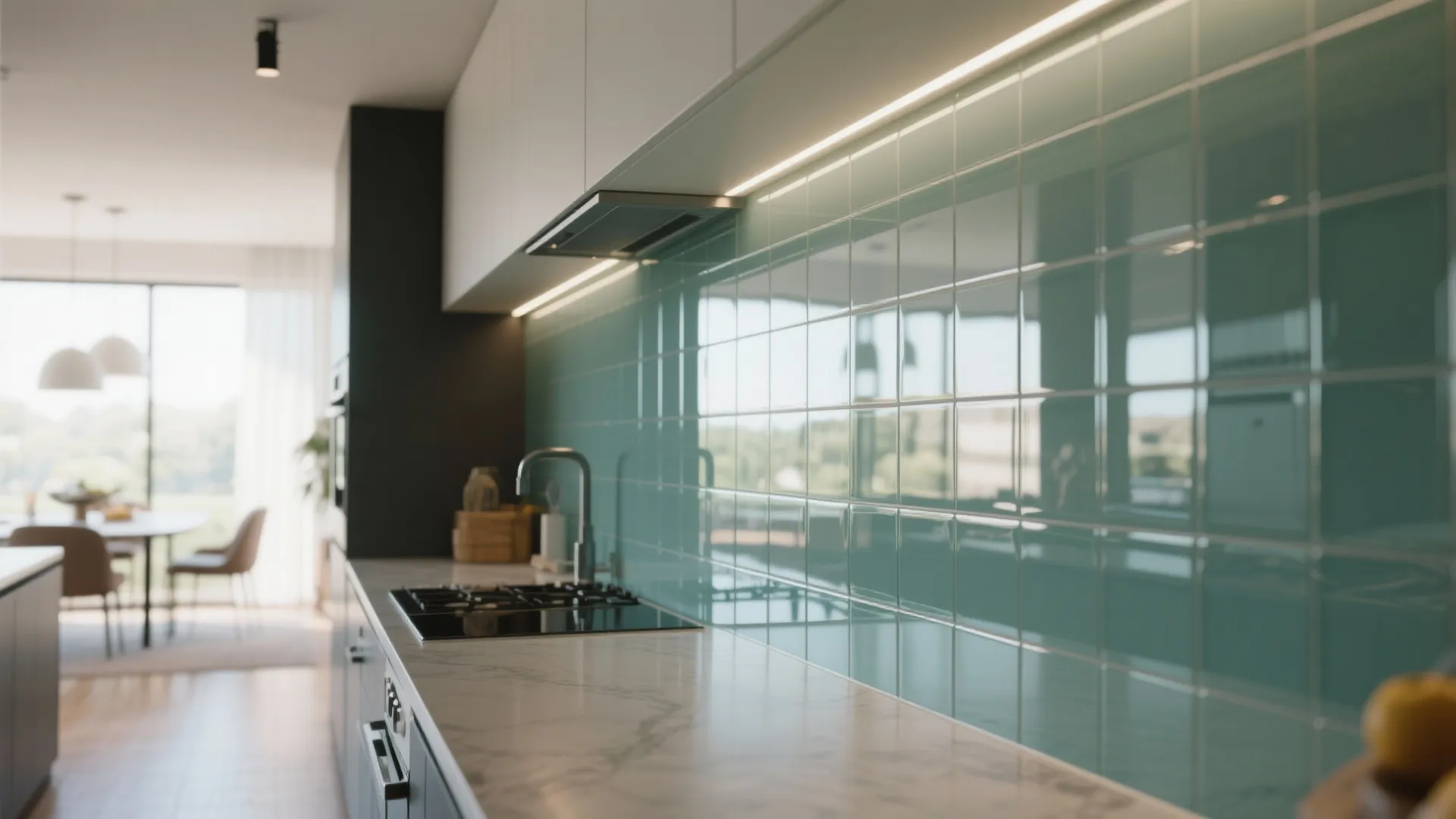 Glass Backsplash Transparency