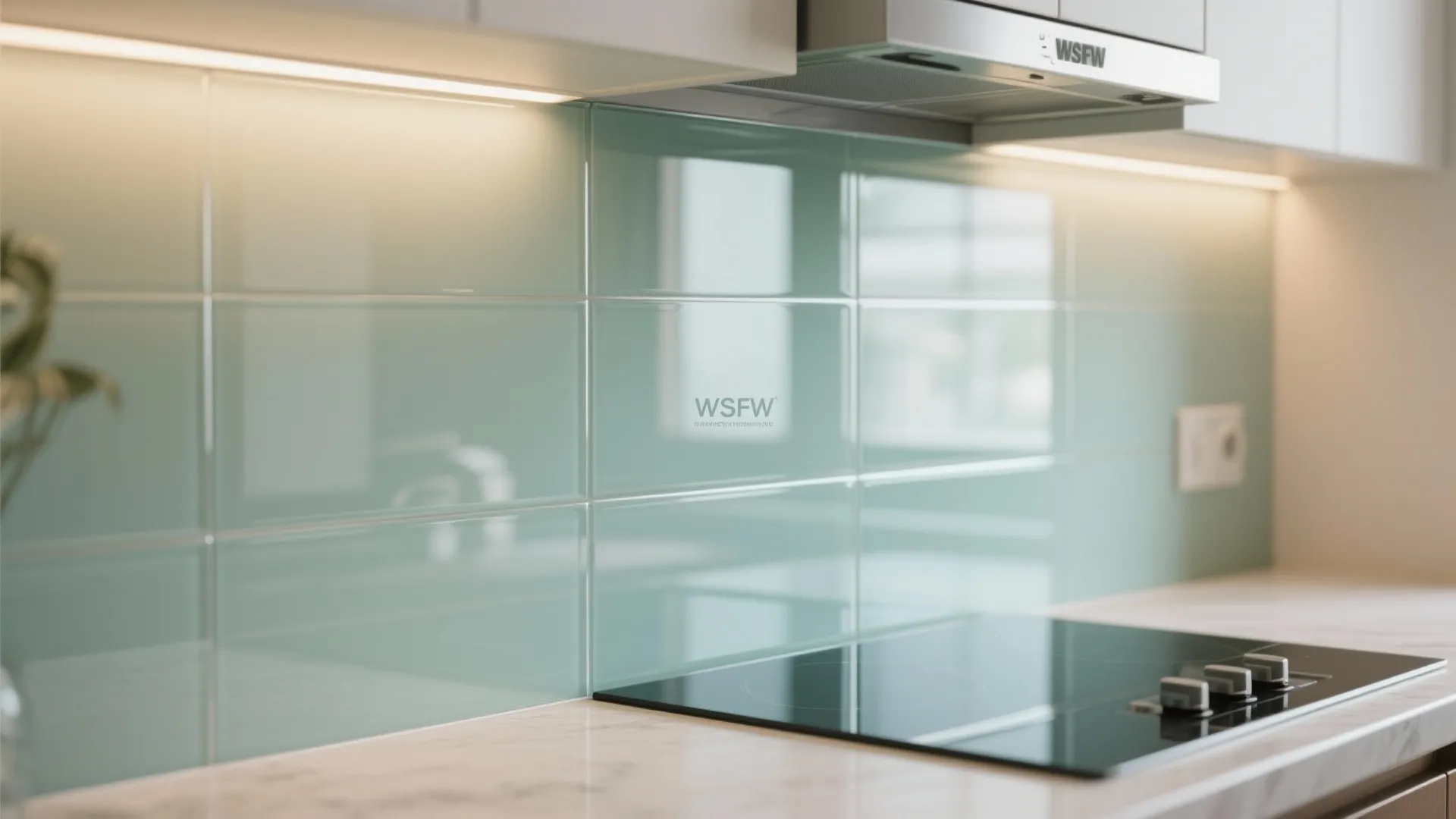 Glass Backsplash for Light