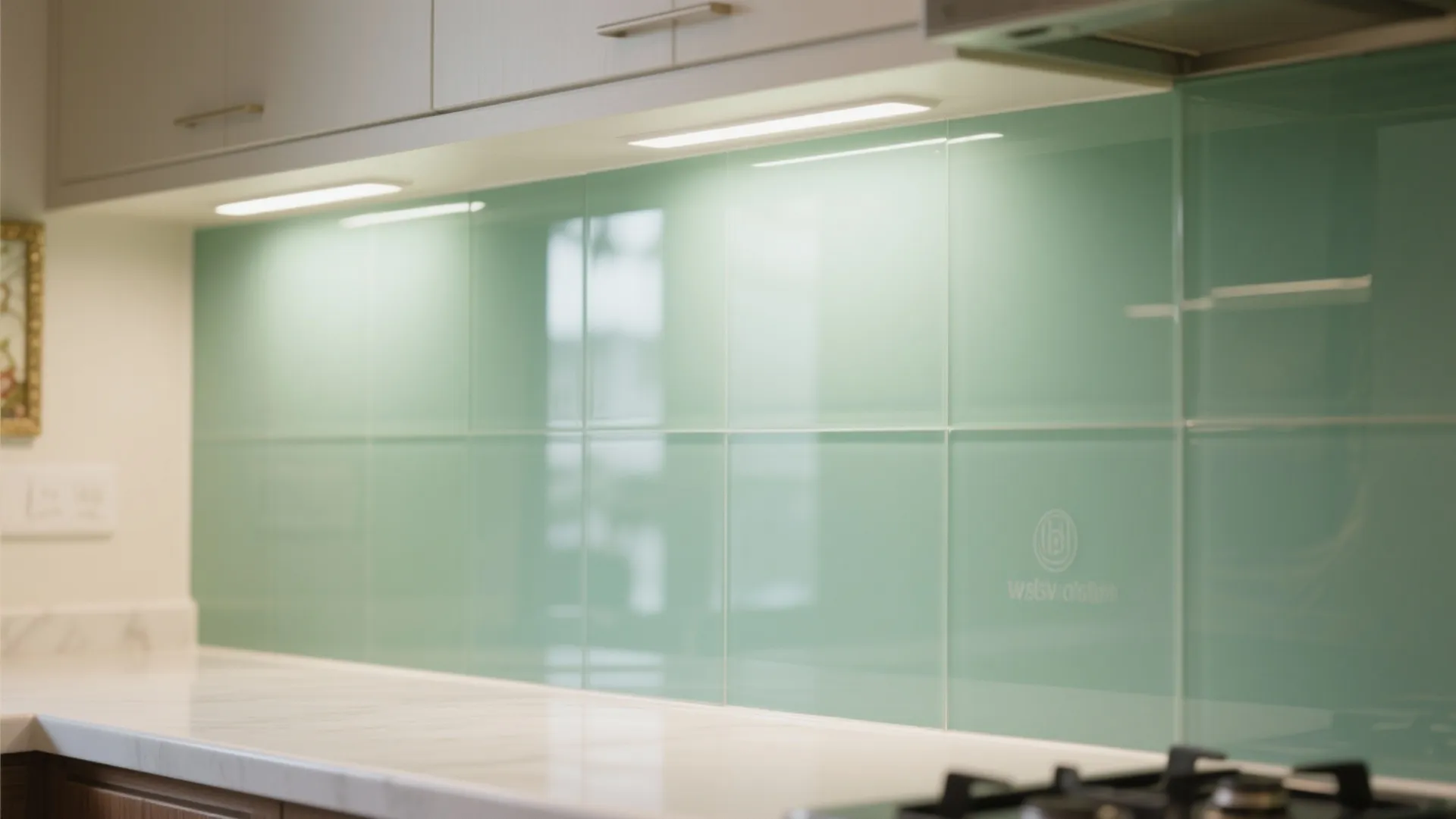 Glass Backsplash Brightness