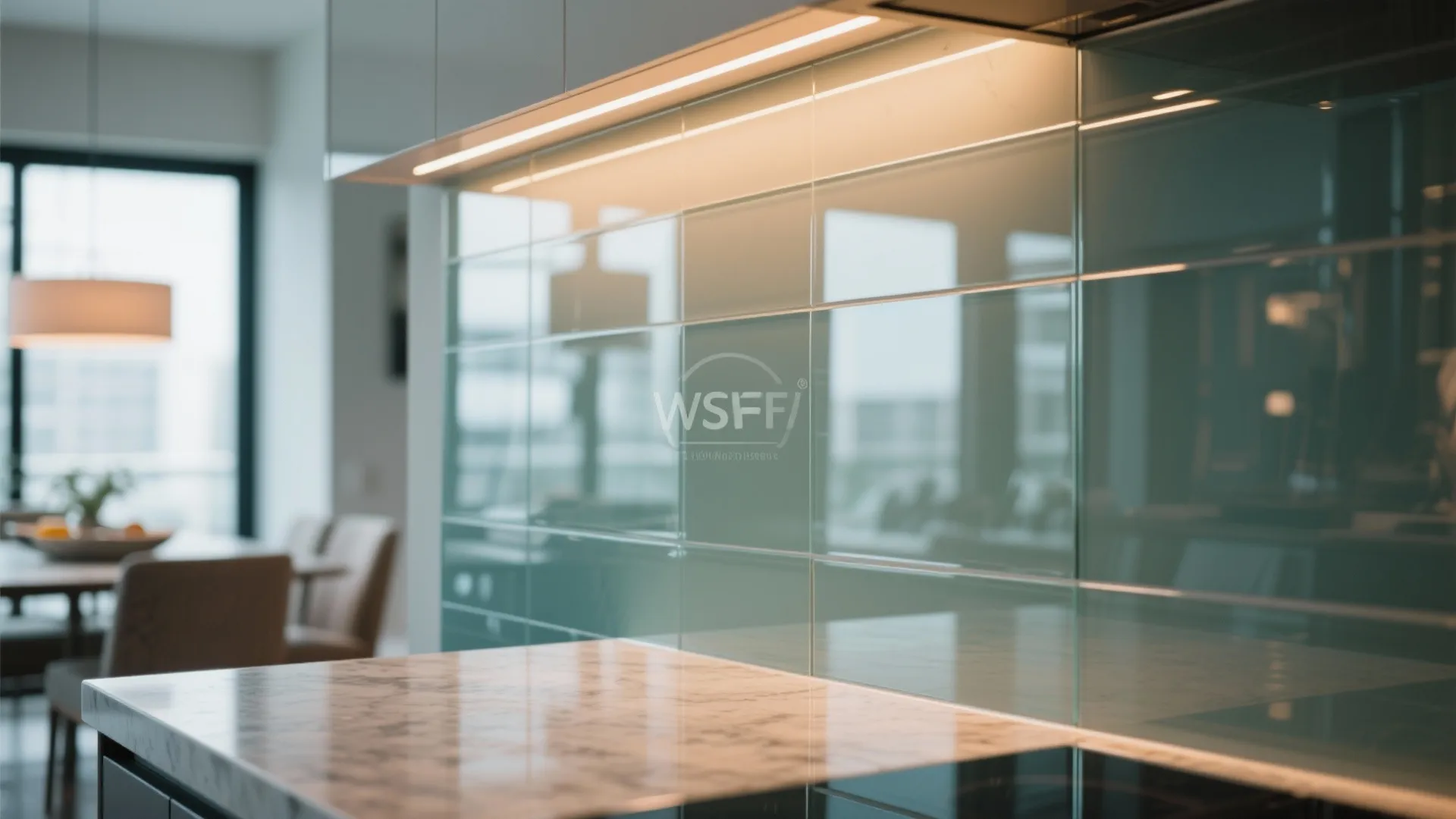 Glass Backsplash Brightness