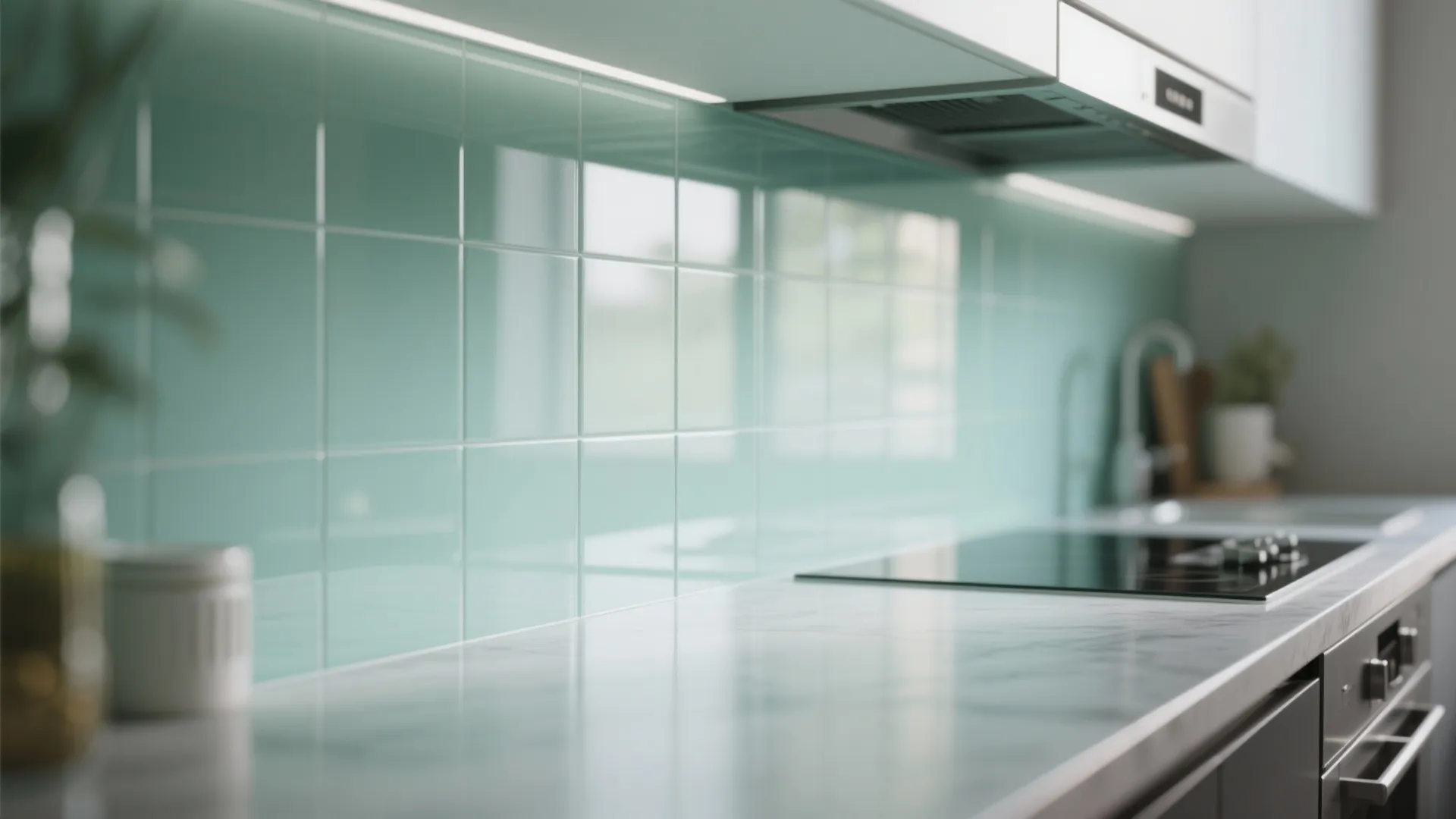 Glass Backsplash Transparency