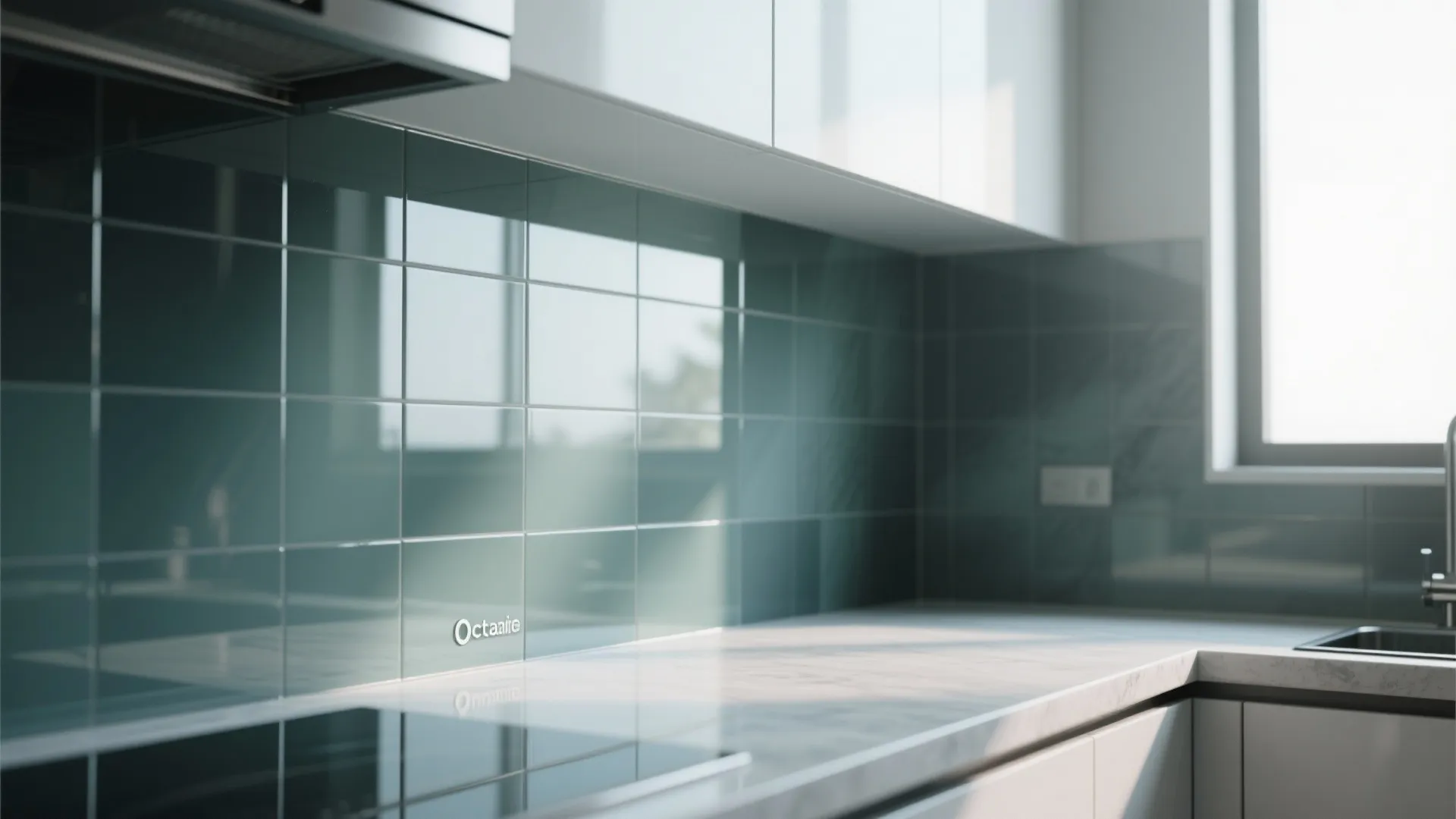 Glass Backsplash for Openness