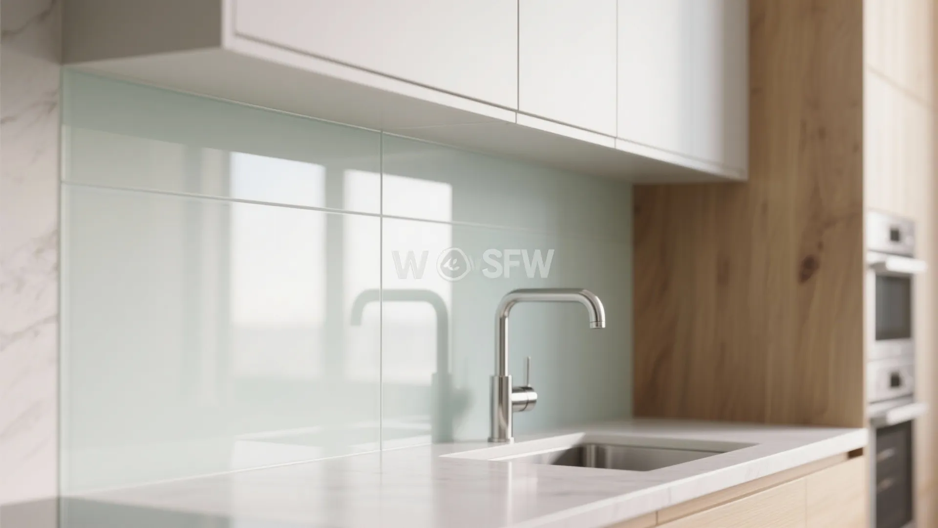 Transparent Backsplashes and Reflective Surfaces