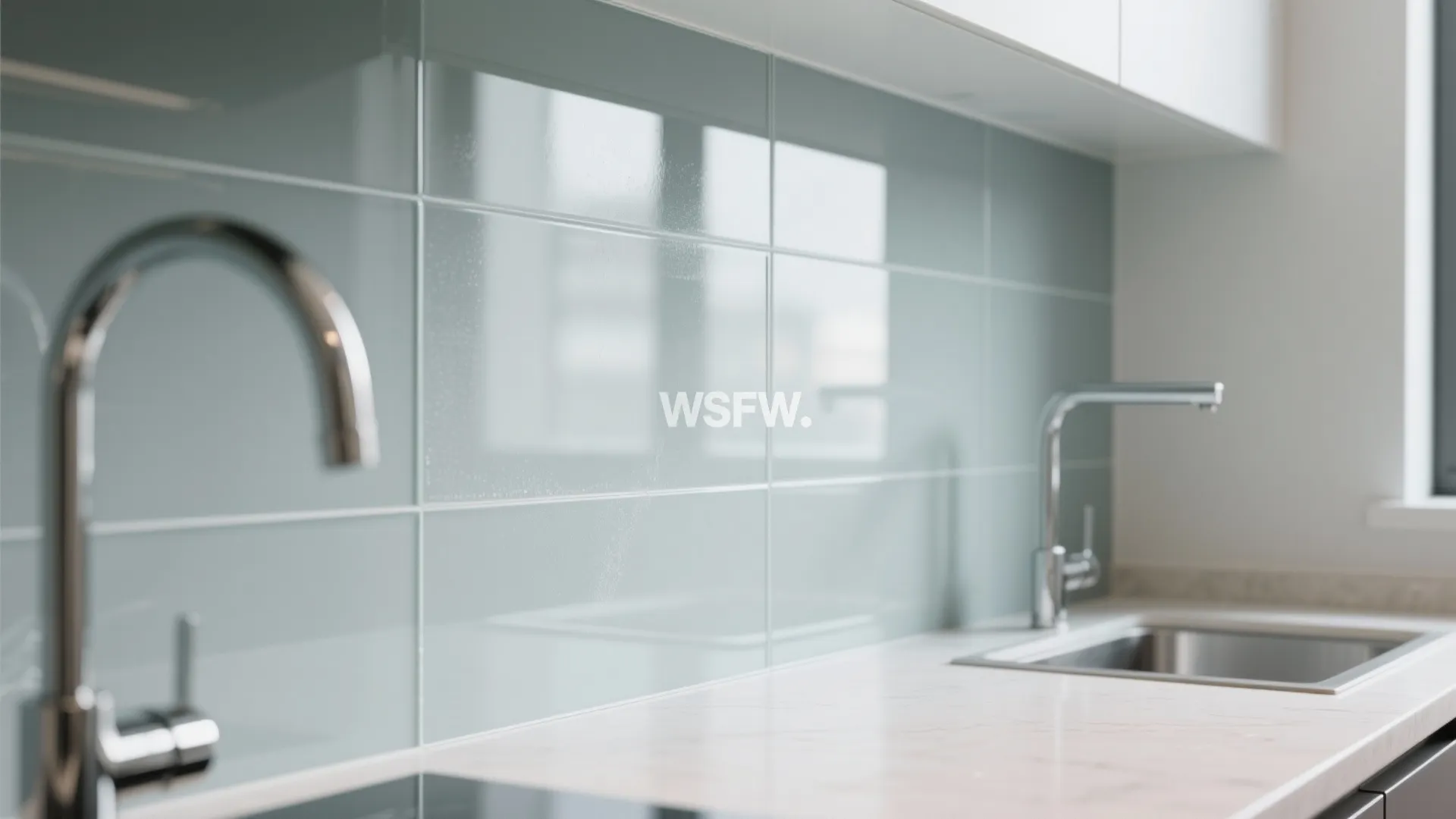 Glass Backsplash for a Lighter, Brighter Kitchen