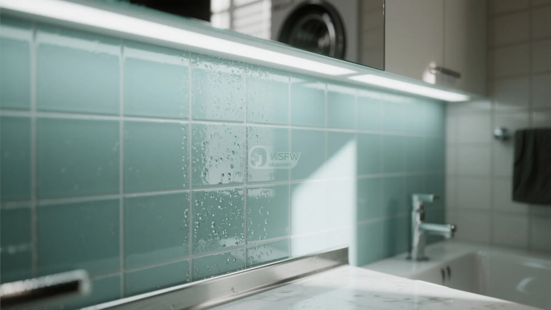Glass Backsplash and Bright Reflective Surfaces