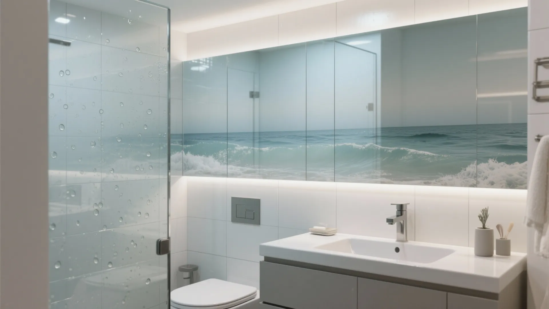 Glass Backplash to Boost Light and Depth