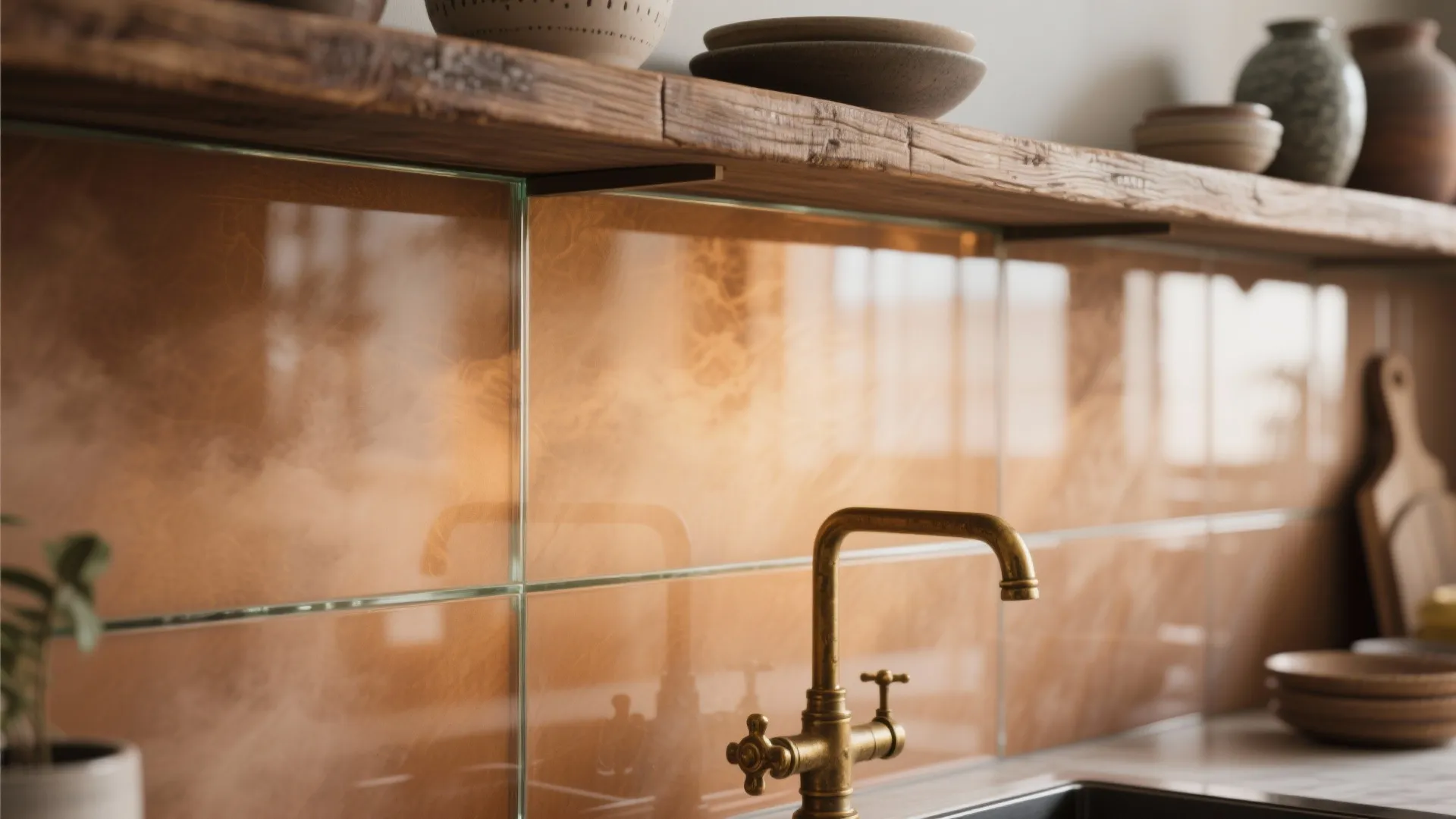 [Section] Glass Backsplash for Openness