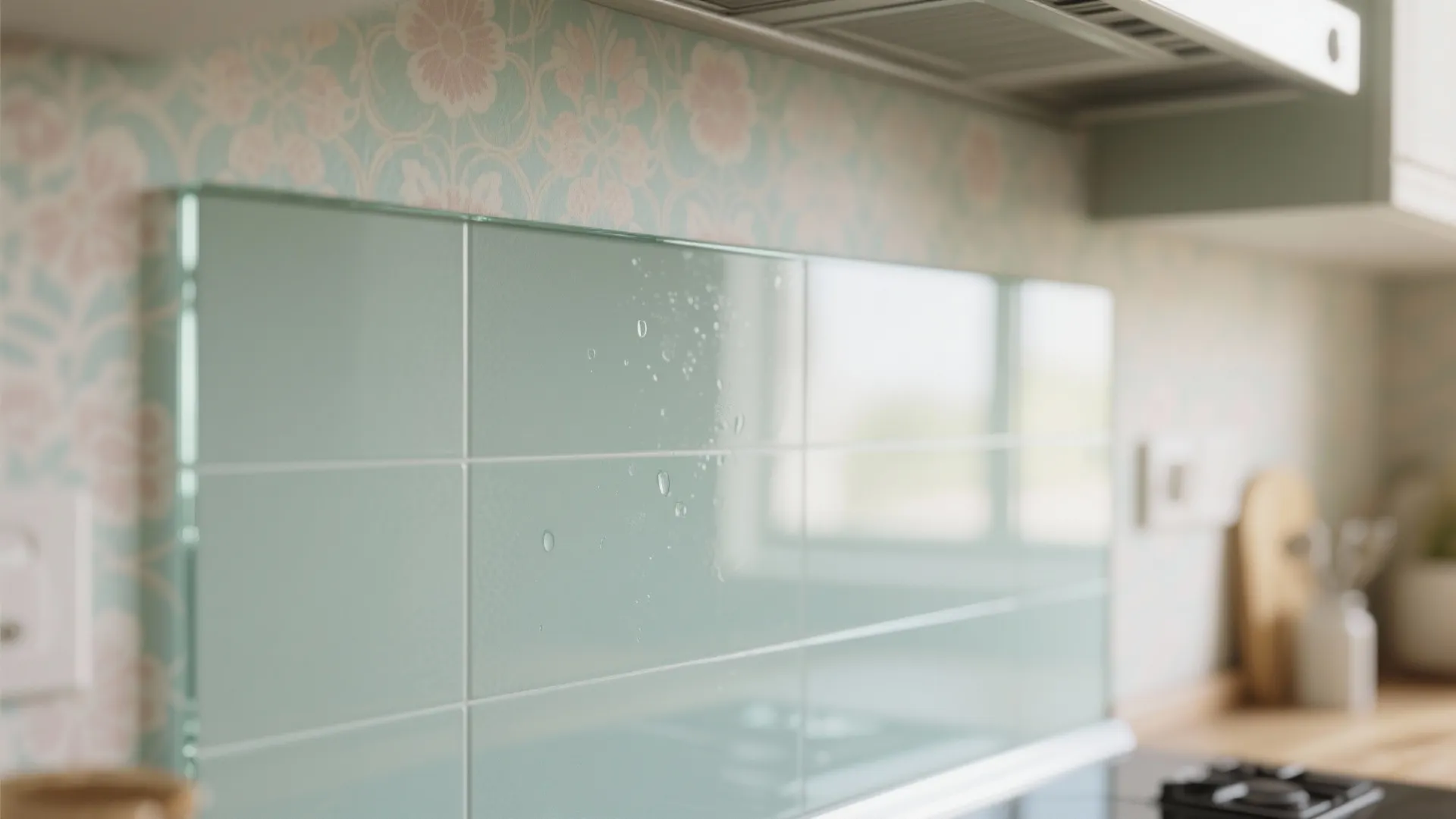 4. Glass Backsplash and Reflective Surfaces
