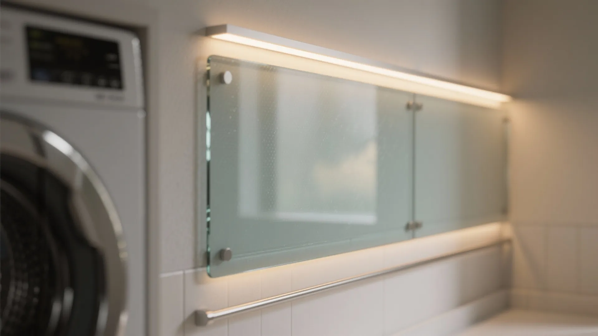 Glass and Glossy Backsplashes for Brightness