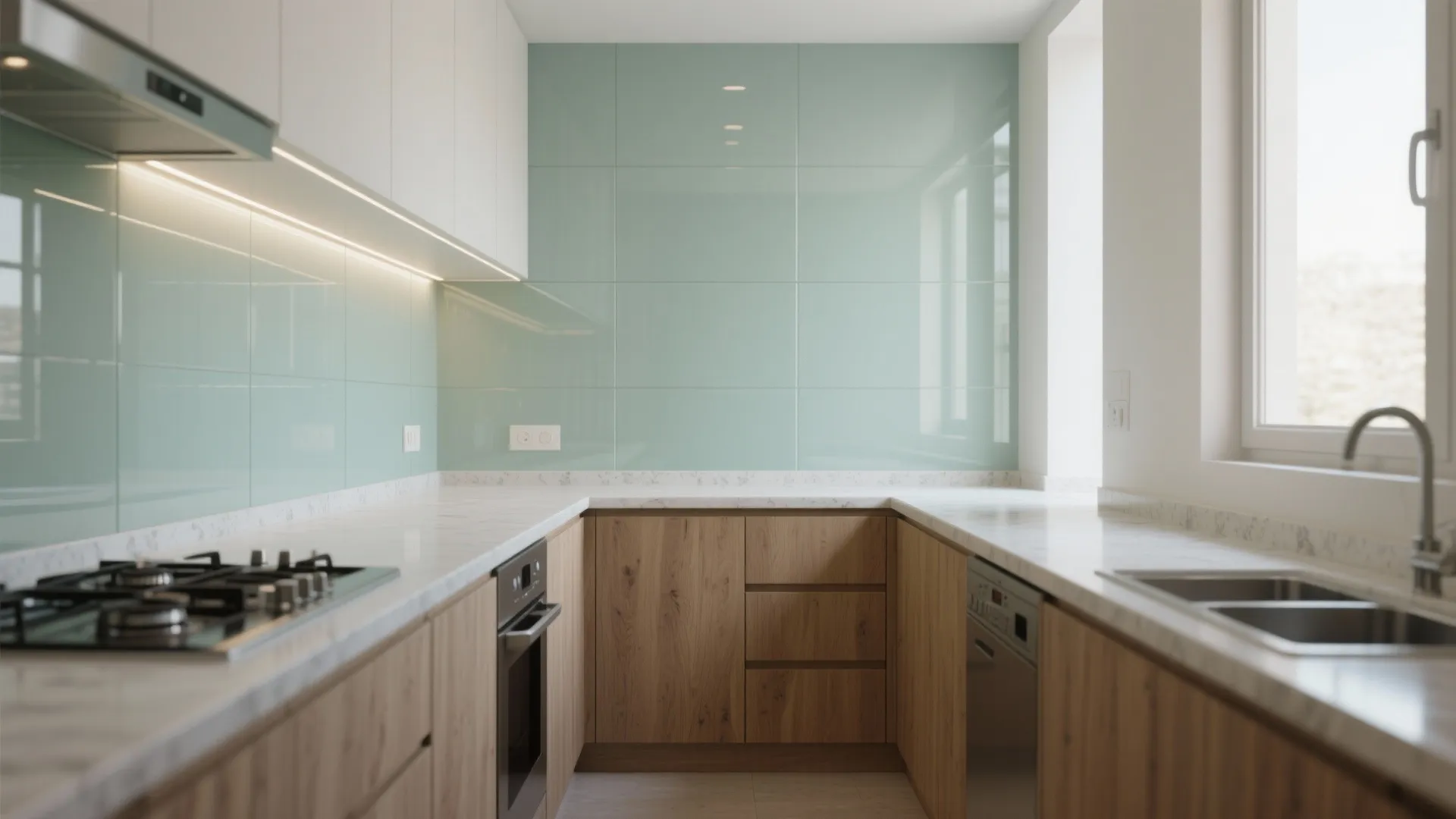 Glass Backsplash Clarity