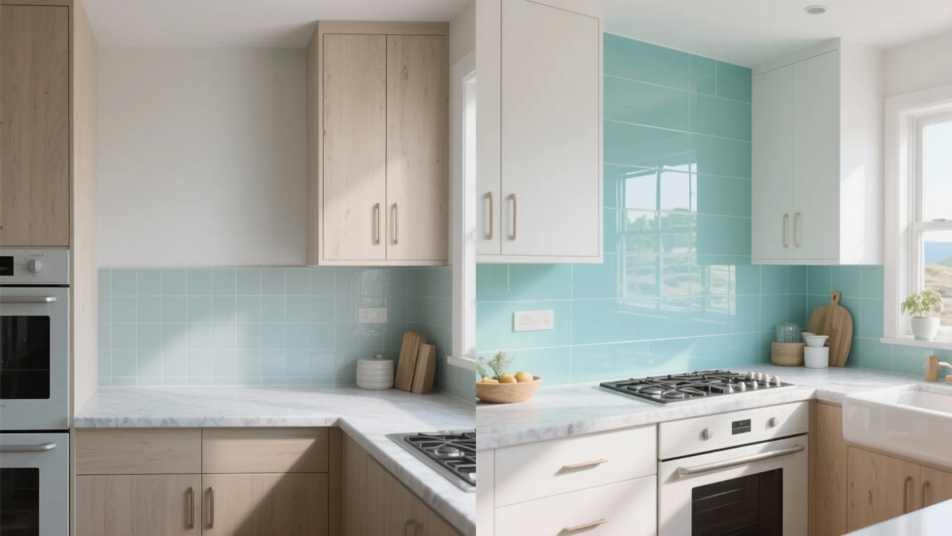 Reflective Backsplashes and Light Layering That Amplify Space