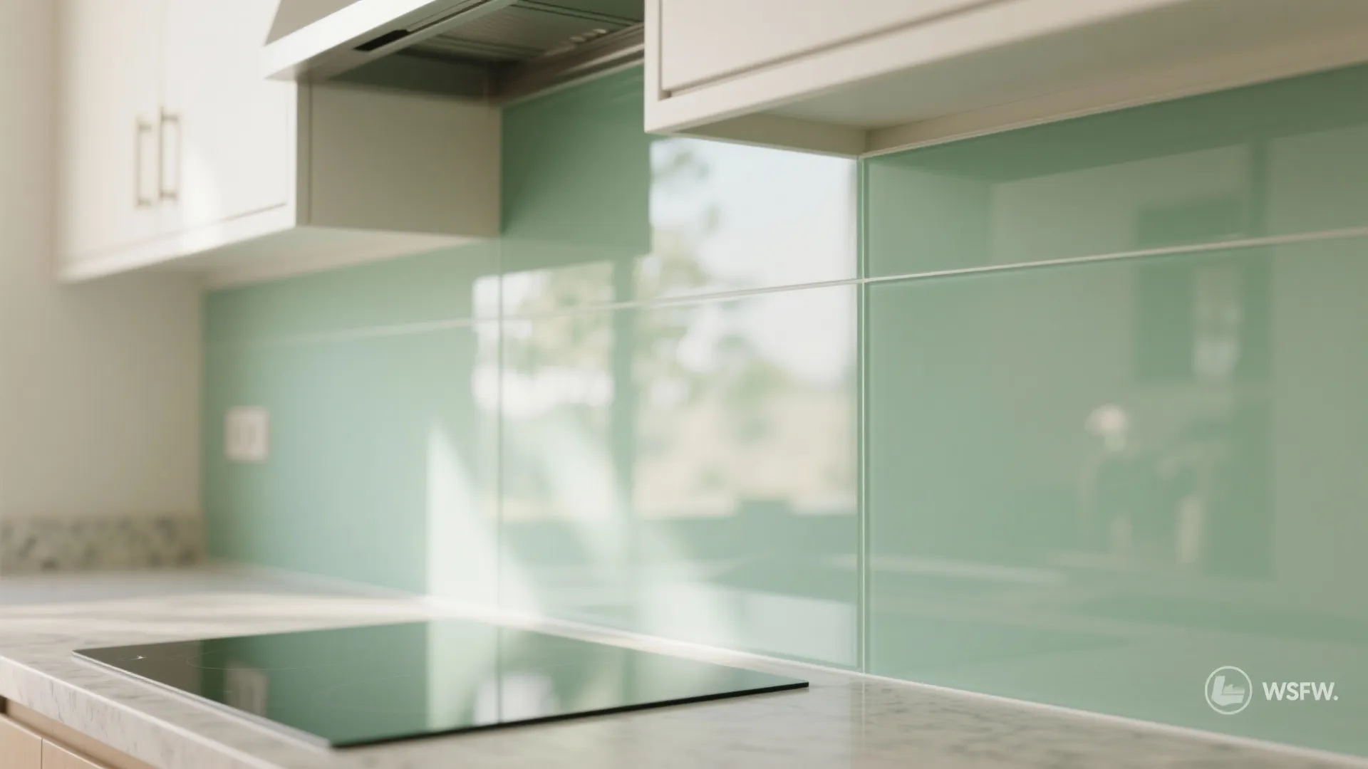 Glass Backsplash to Bounce Light