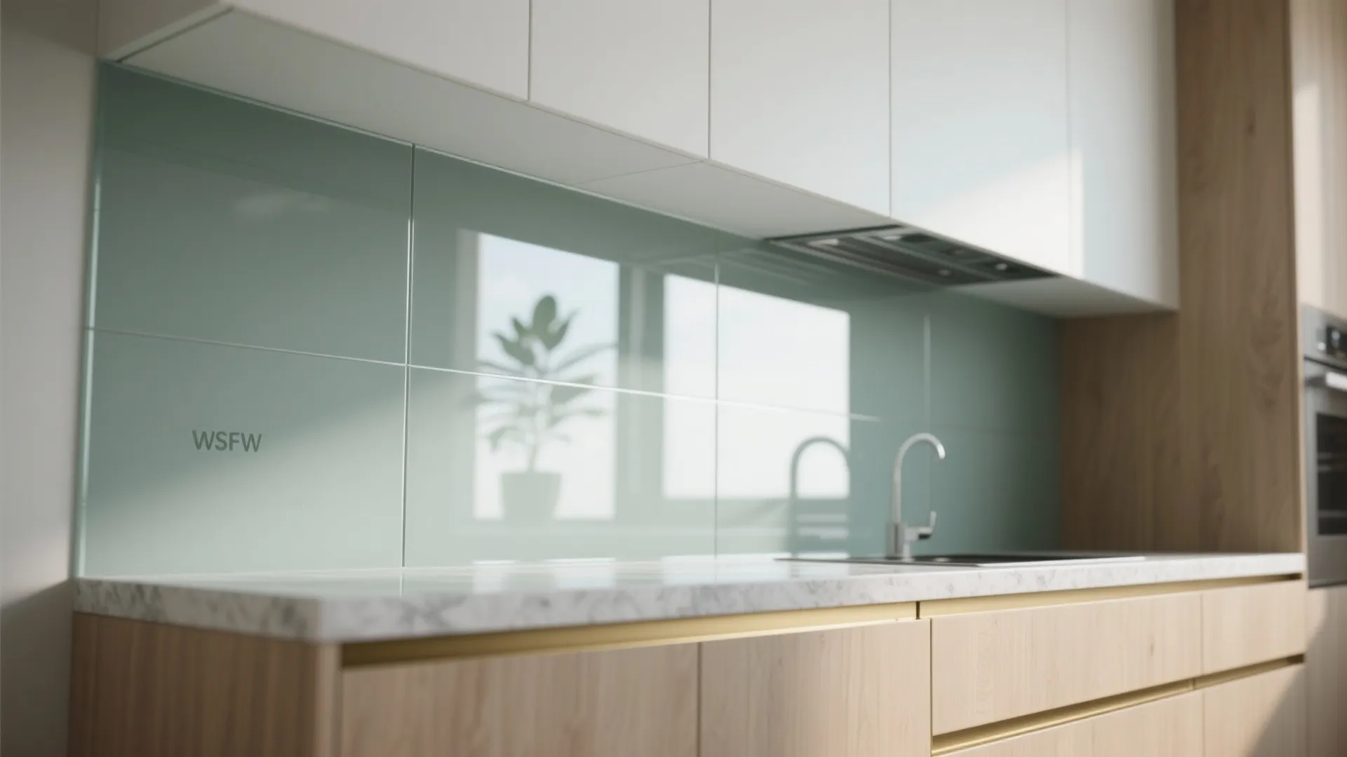 The Bright Trick: Glass Backsplash and Light-Bounce Finishes