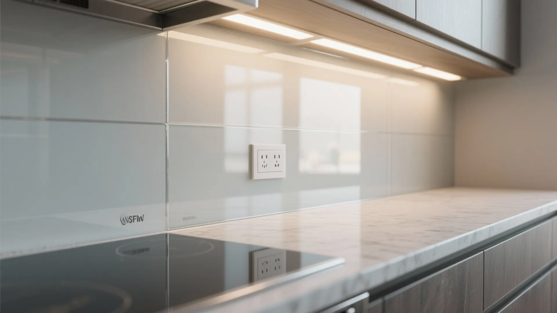 A Glass Backsplash for Airier, Brighter Cooking