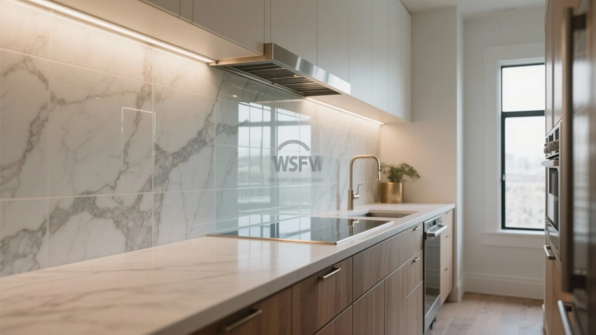 The Lightness of a Glass Backsplash