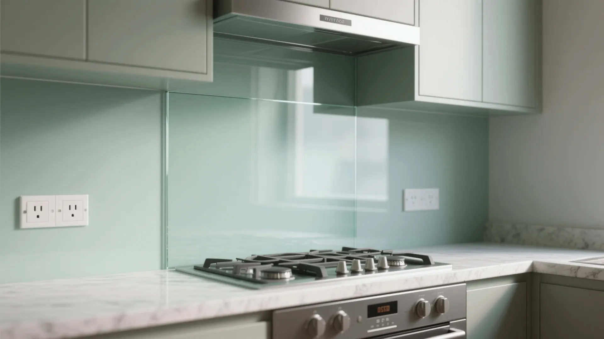 The Lightness of a Glass Backsplash
