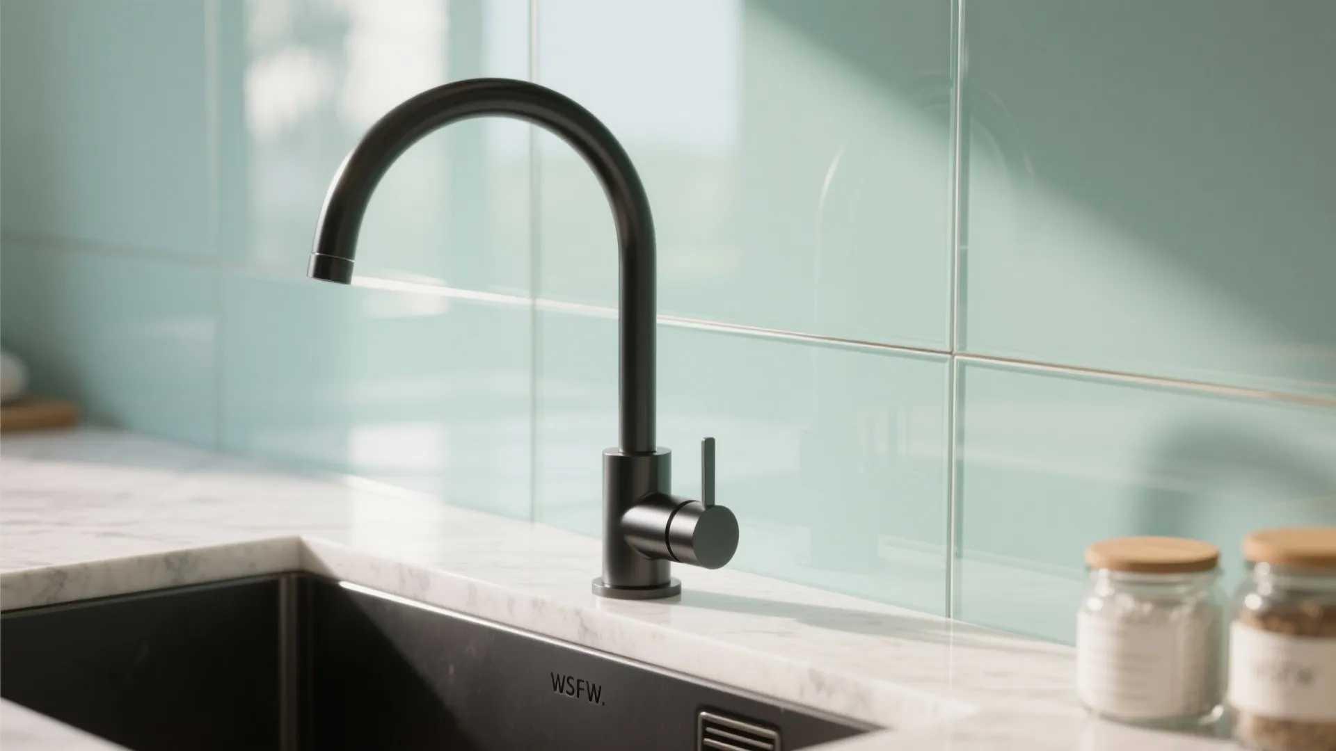 The Airy Lift of a Glass Backsplash