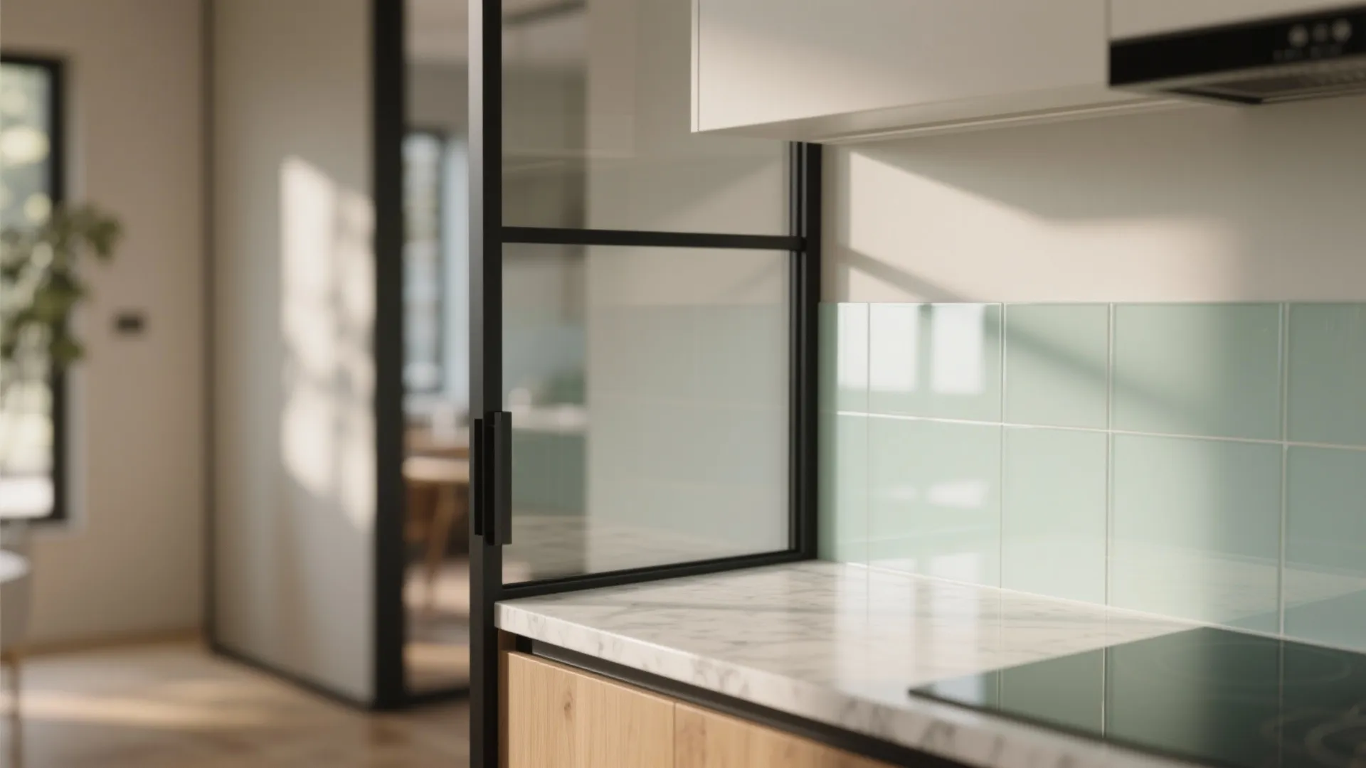 The Clarity of Glass Backsplashes and Partitions