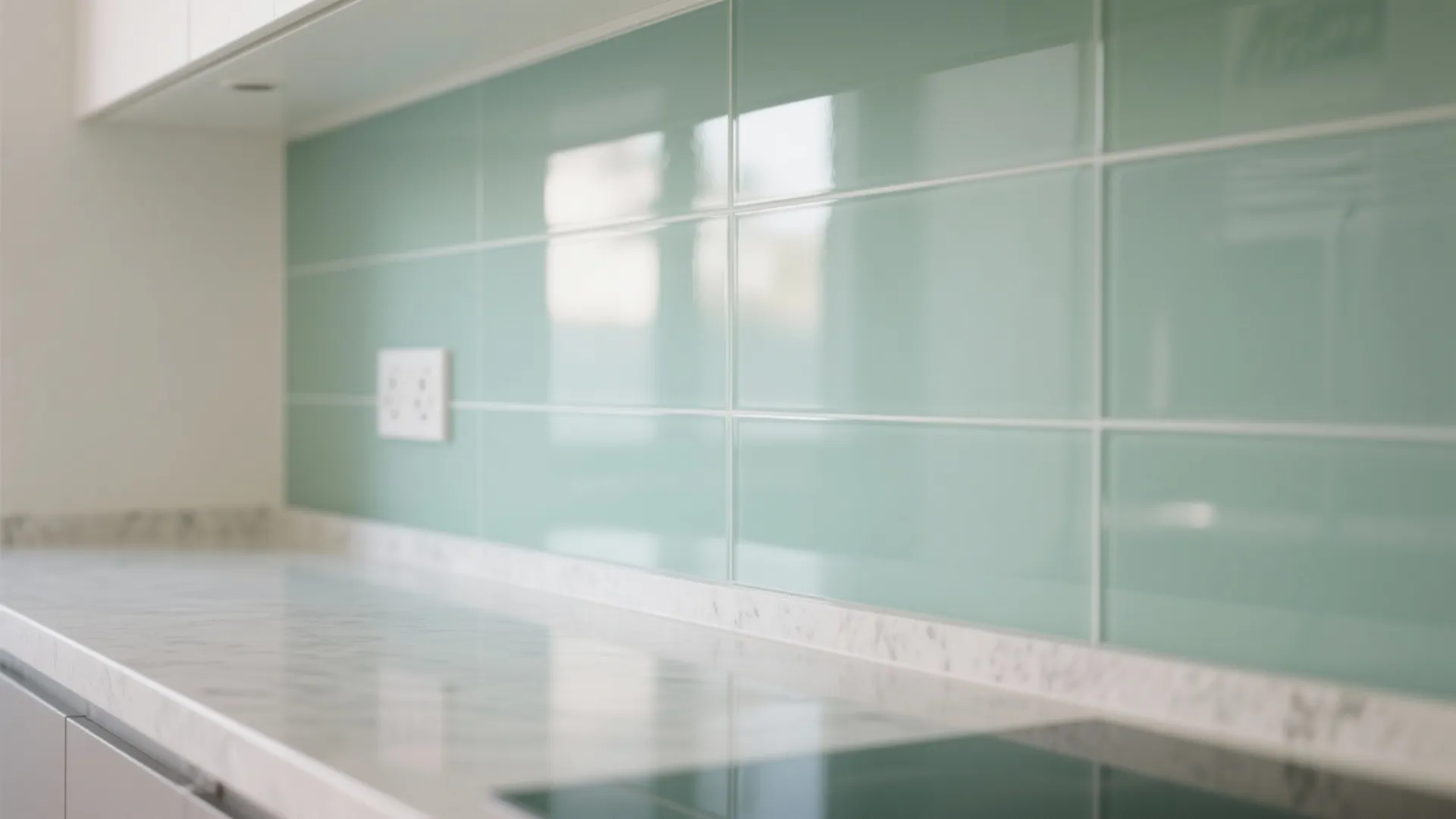 Glass Backsplash for Openness