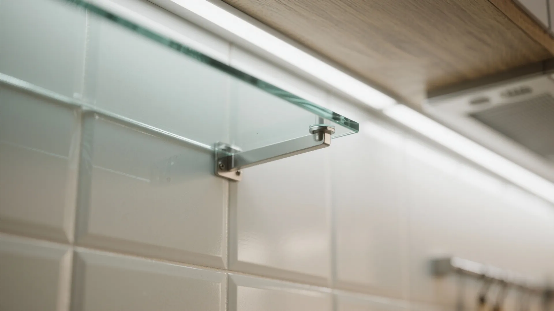 Slim Modular Galley Kitchen + Glass Backsplash