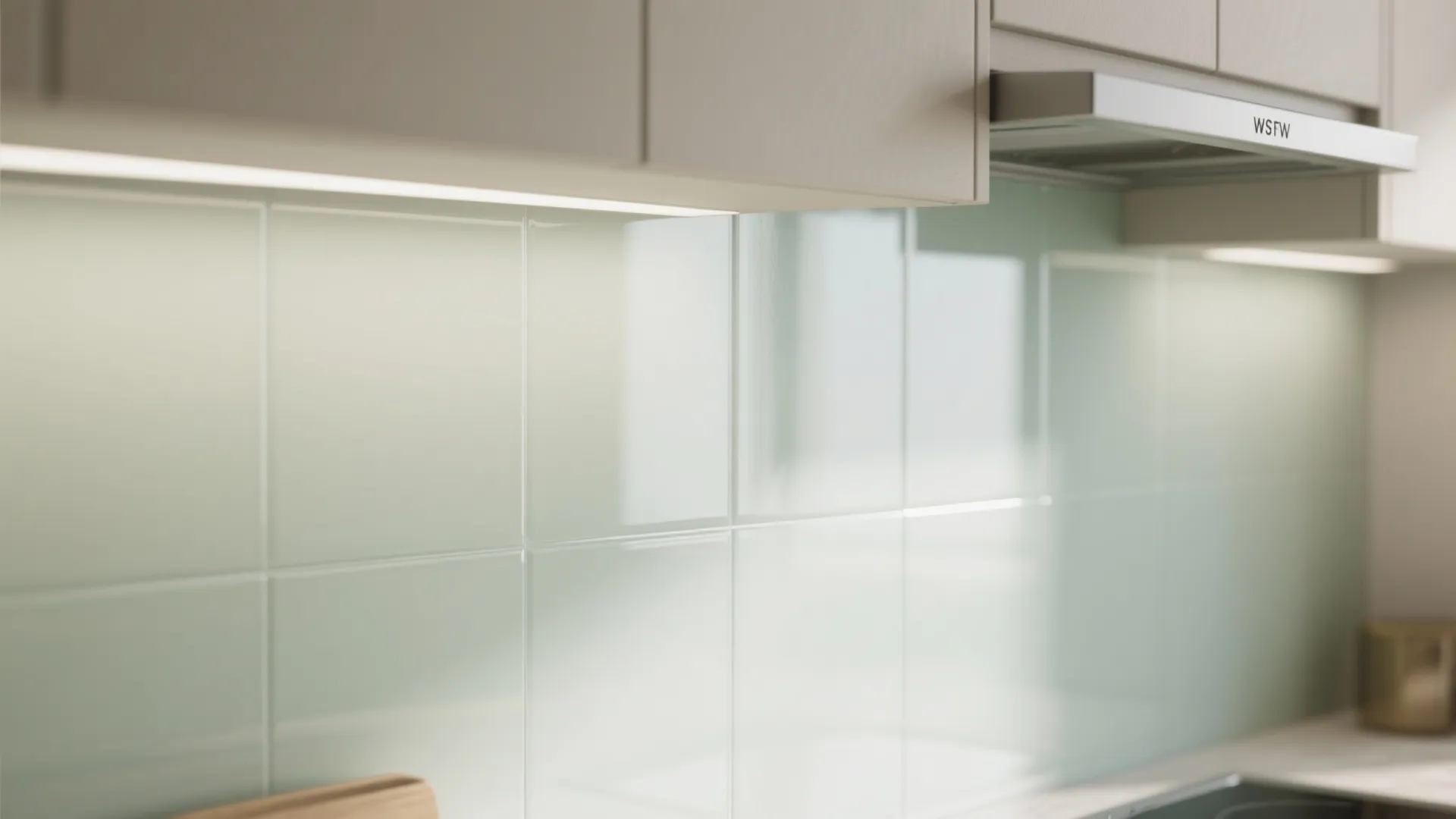 Glass backsplash for a brighter cookspace