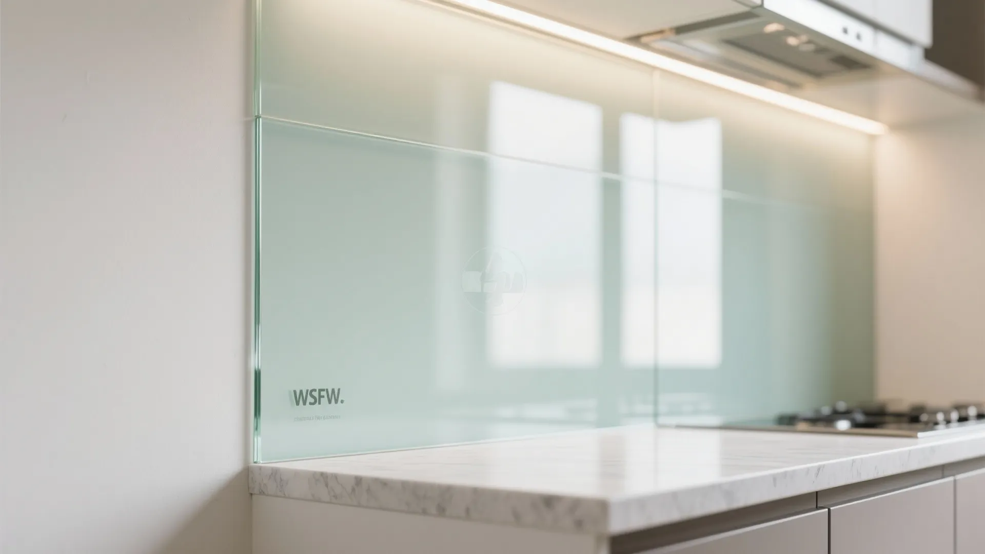 The Airiness of a Glass Backsplash