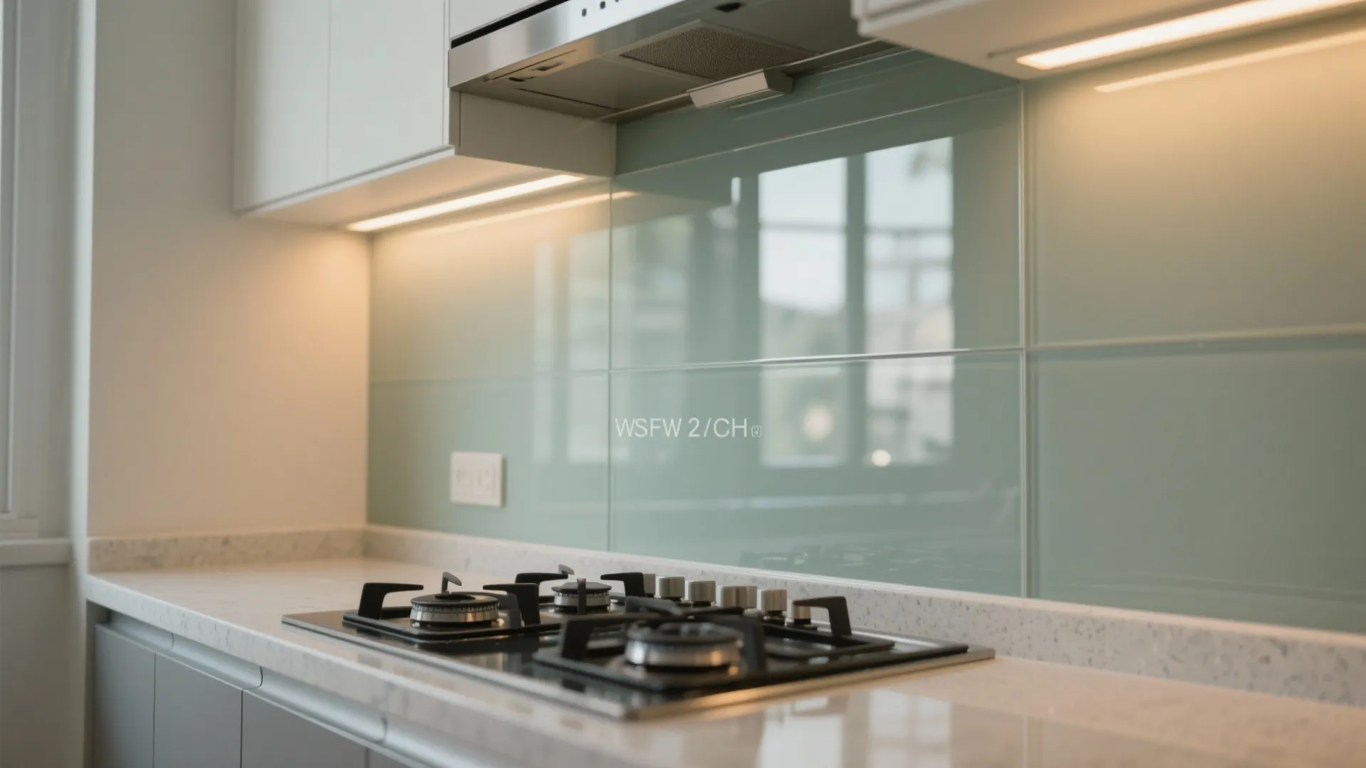 The Airy Feel of a Glass Backsplash
