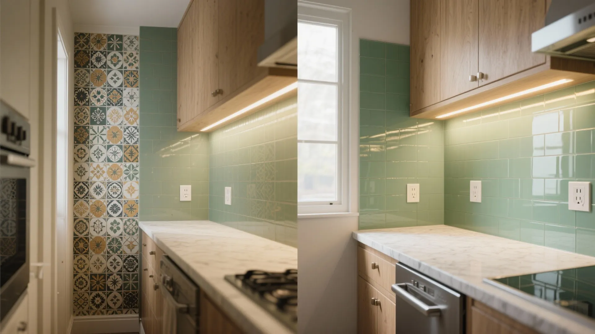 The Airy Magic of a Glass Backsplash