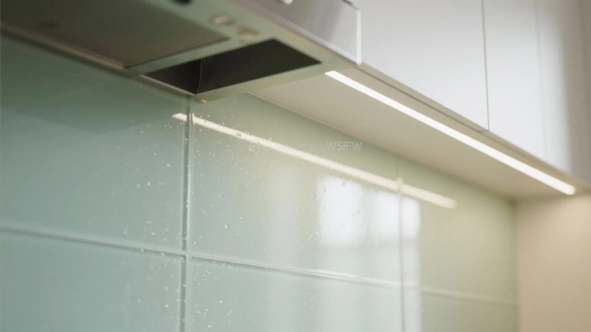 Glass backsplash for a lighter, airier cook space