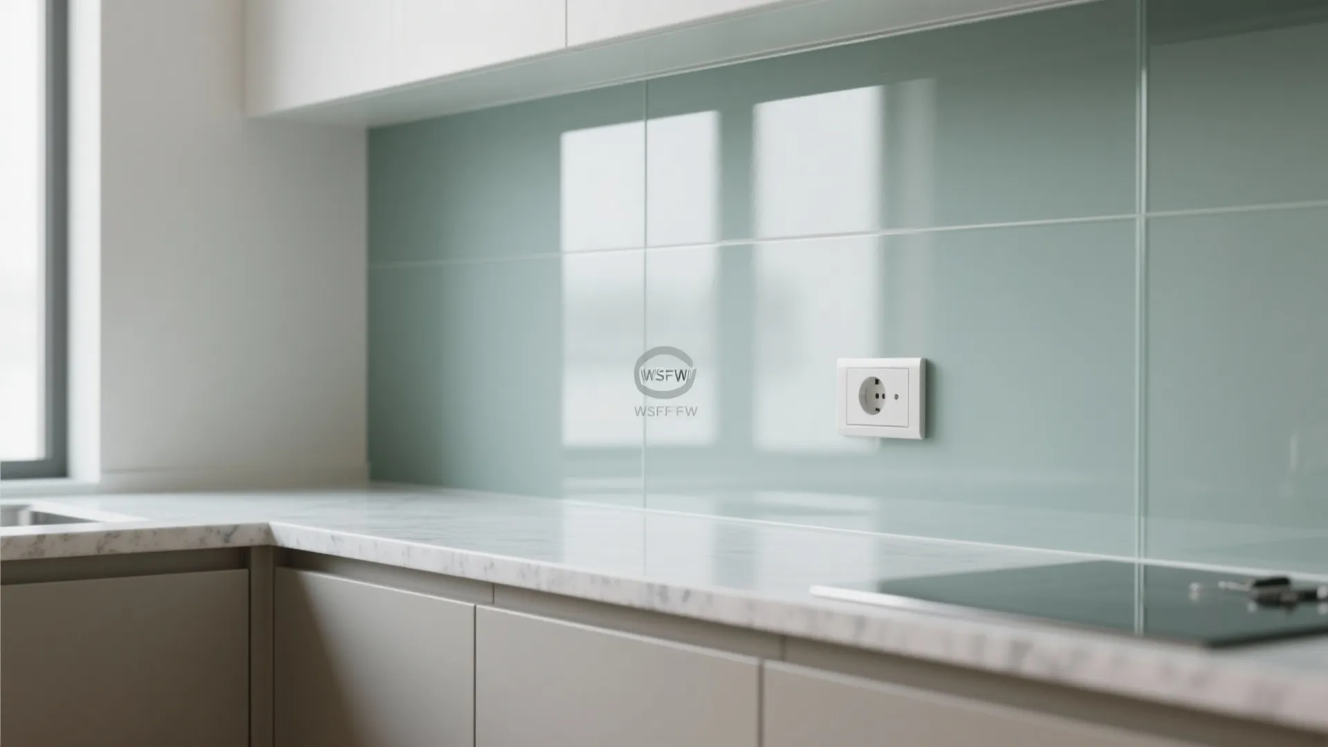 Glass Backsplash for a Lighter, Easier-to-Clean Kitchen