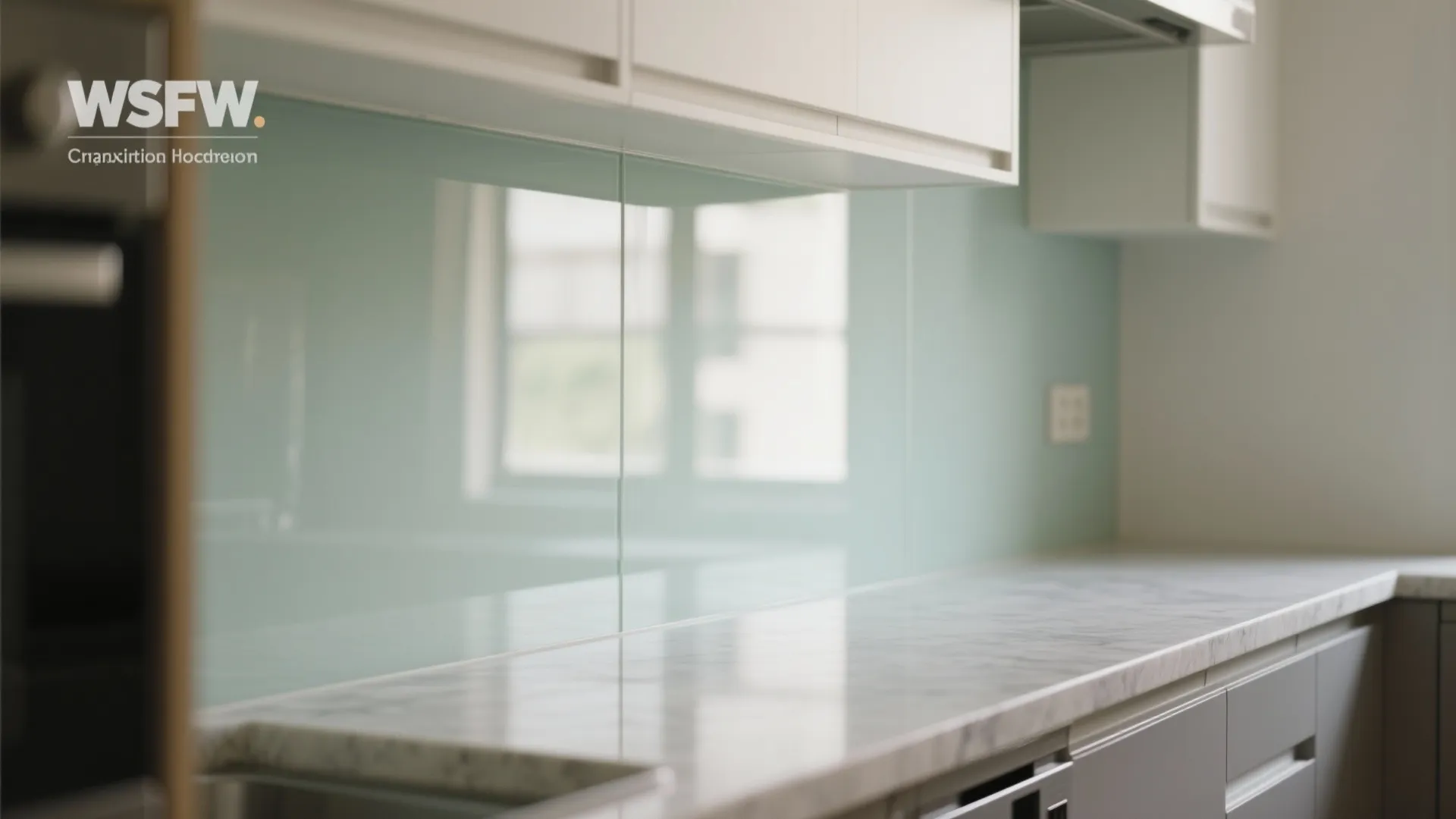 The openness of a glass backsplash