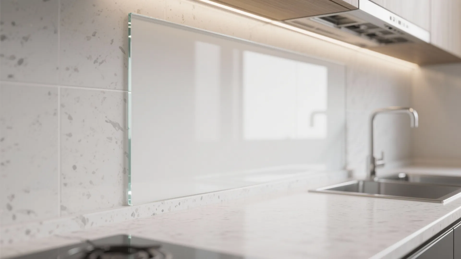 Glass backsplash and reflective finishes to brighten Powai kitchens