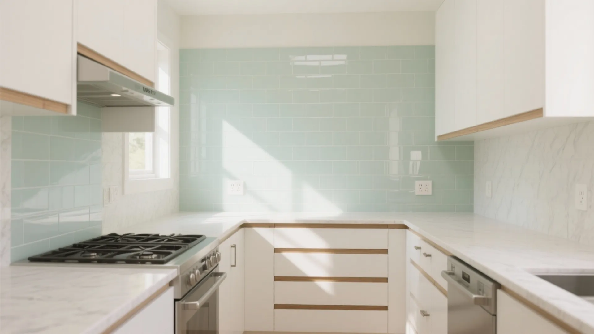 The Glass Backsplash Effect: Brighter, Bigger, Easier to Clean