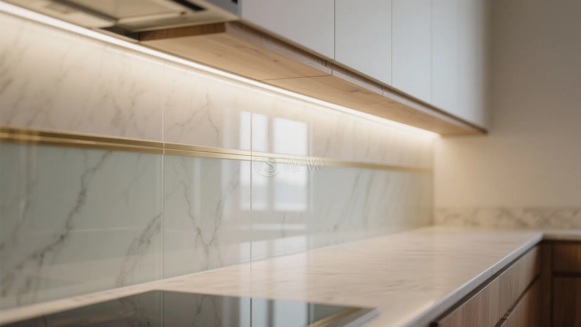 The Airy Transparency of a Glass Backsplash