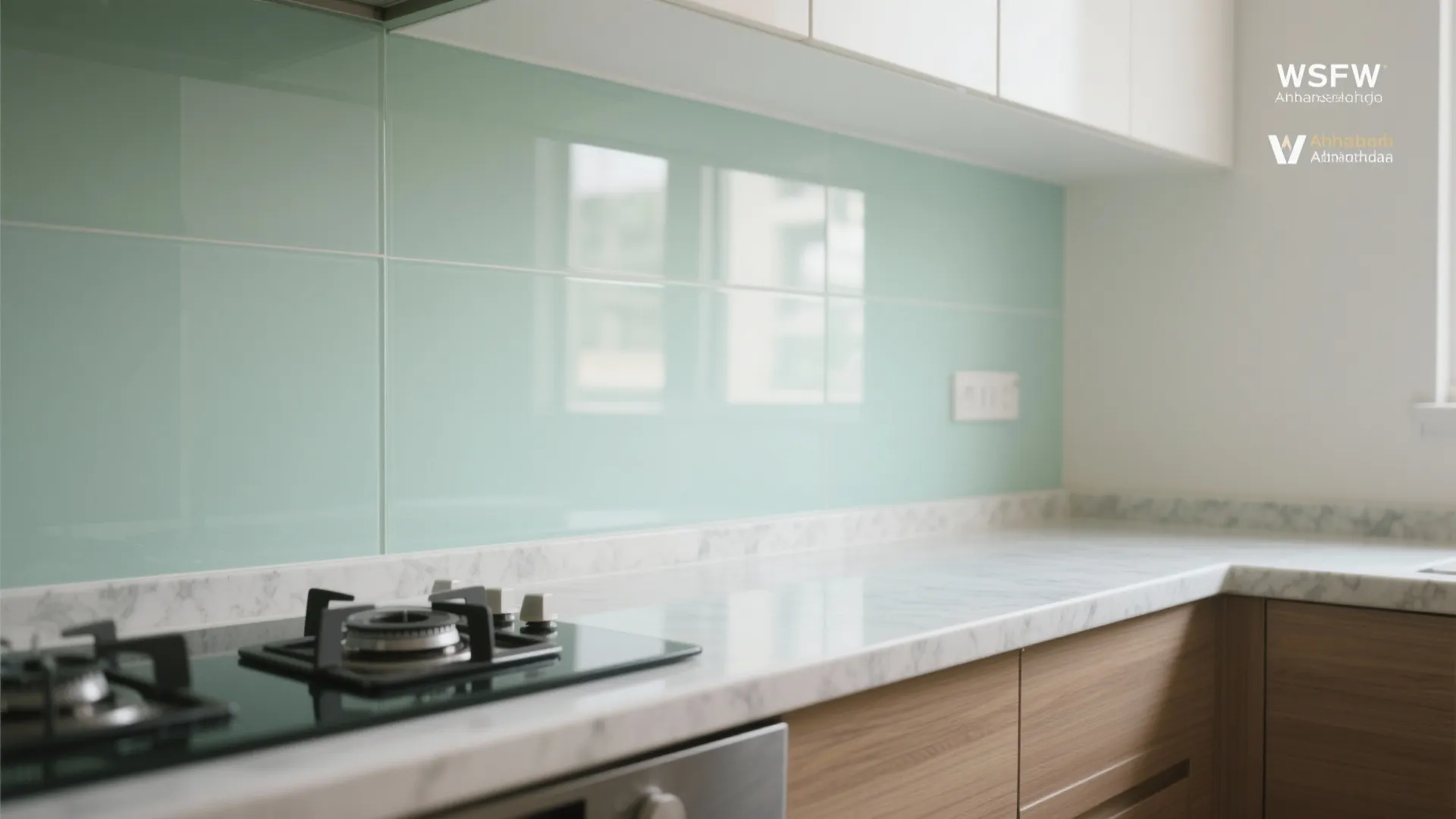 The Airy Brightness of a Glass Backsplash