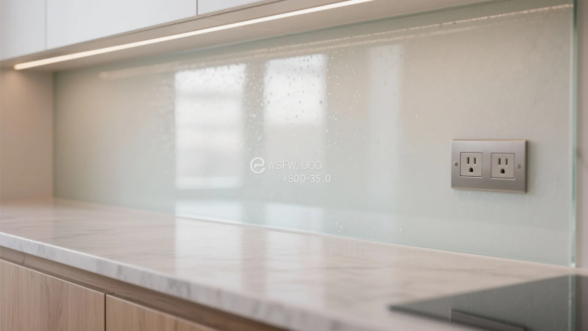 Glass Backsplash for Light, Depth, and Easy Cleaning