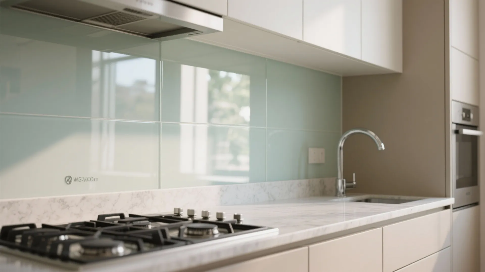 3) Light-Bouncing Surfaces and a Glass Backsplash