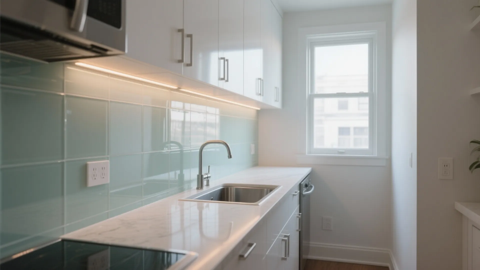 Light-Reflecting Surfaces and a Clear Backsplash