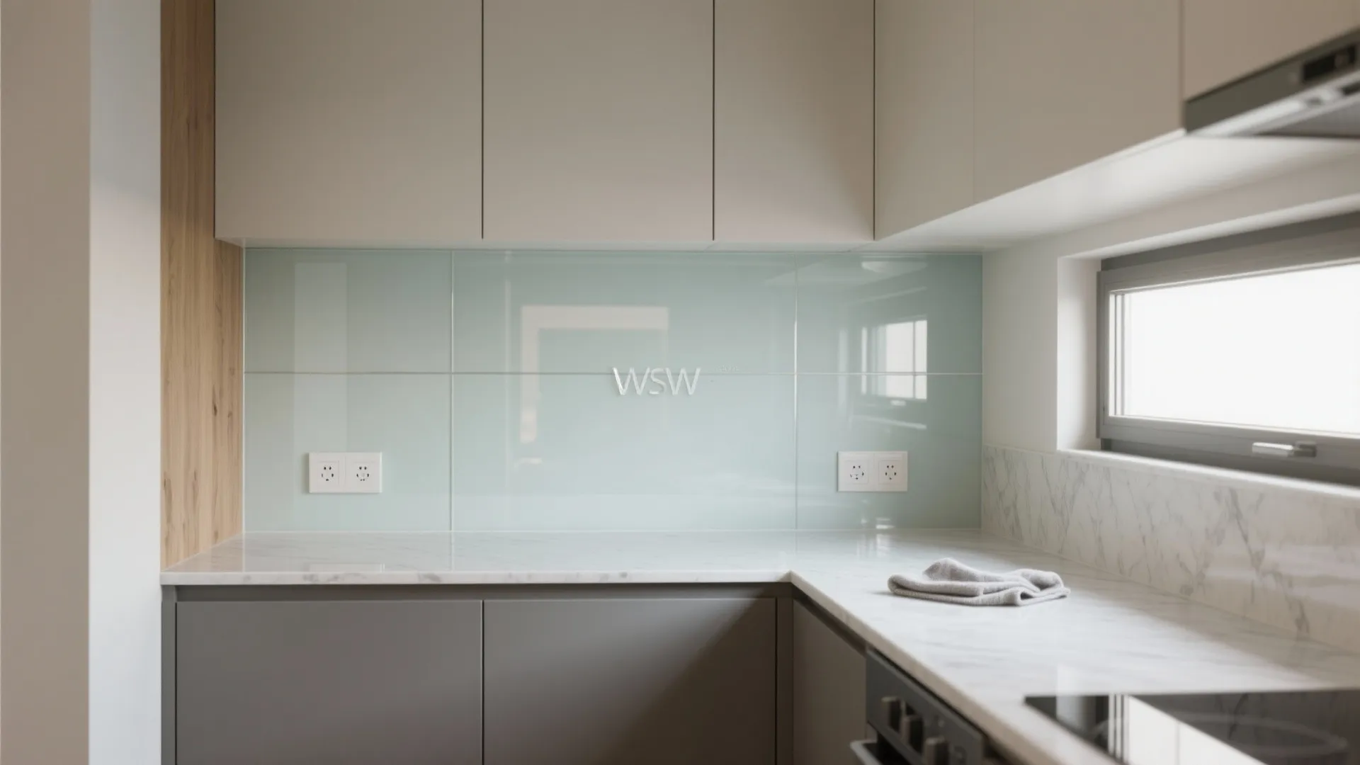 The Clear Trick: Glass Backsplash for Light and Depth