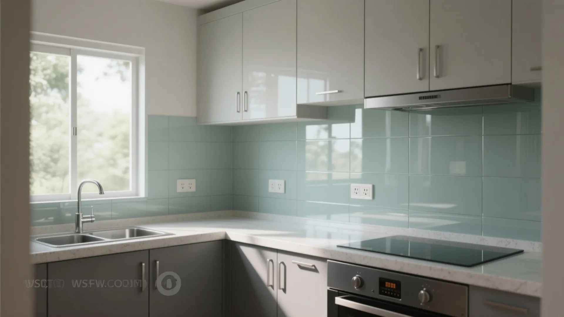 Glass Backsplash Transparency