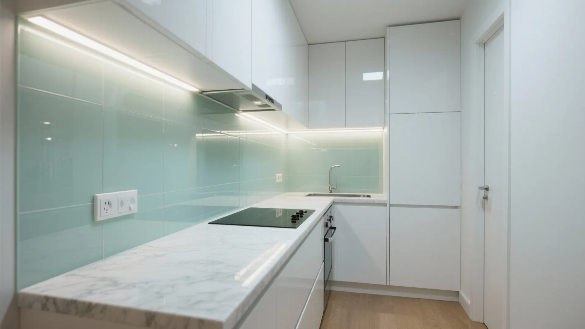 Transparent Backsplash Lightness