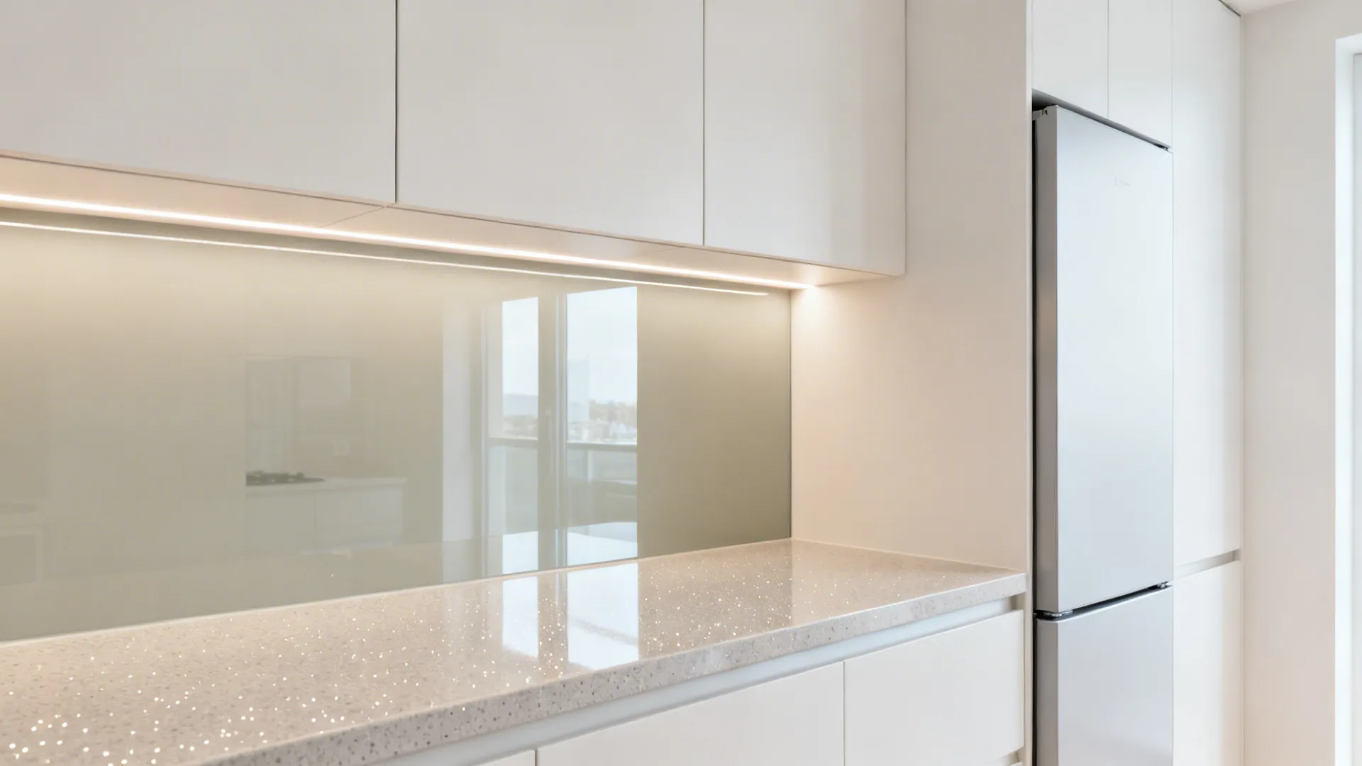 Light-Boosting Surfaces and a Glass Backsplash