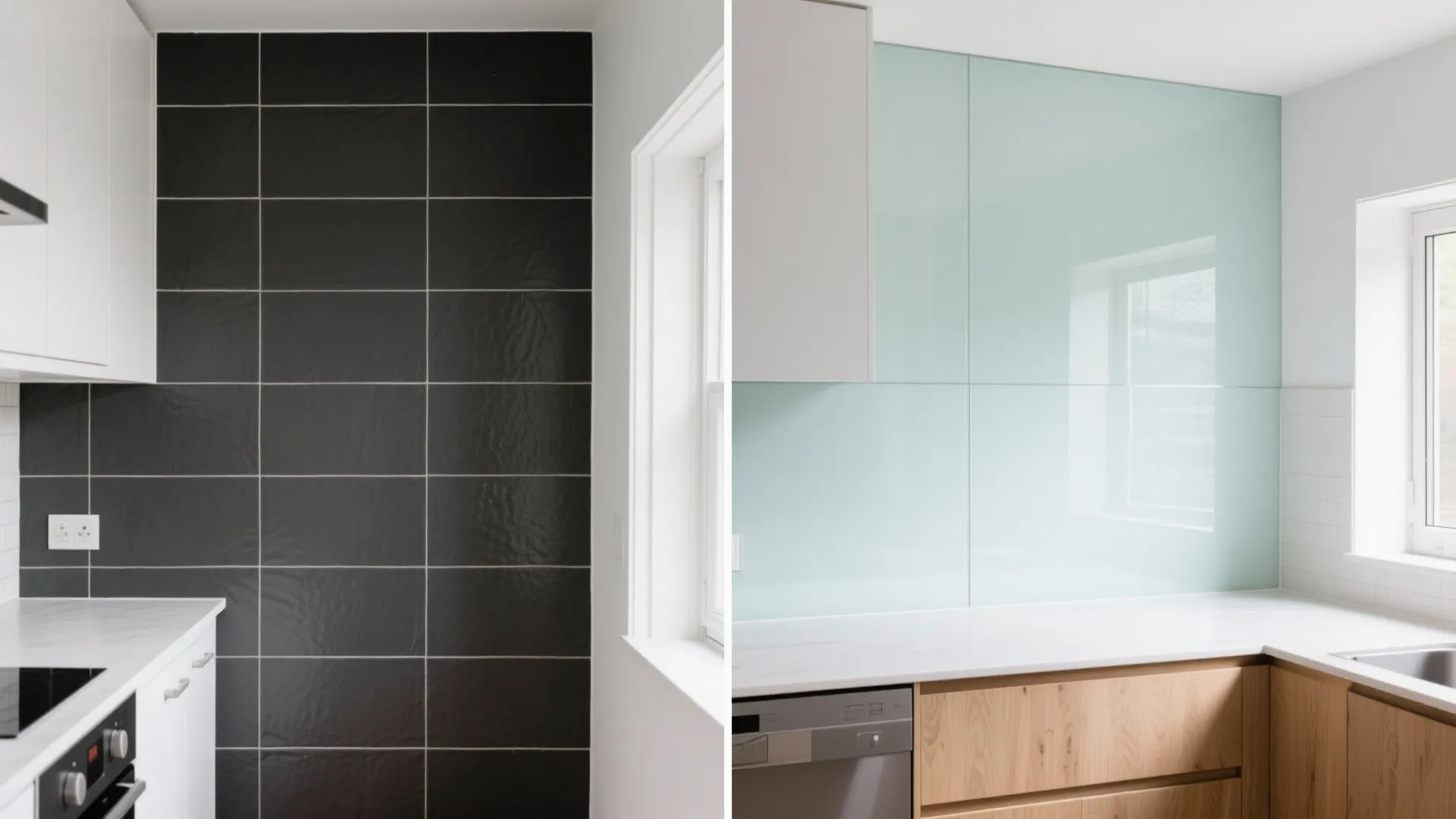 The Lightness of a Glass Backsplash