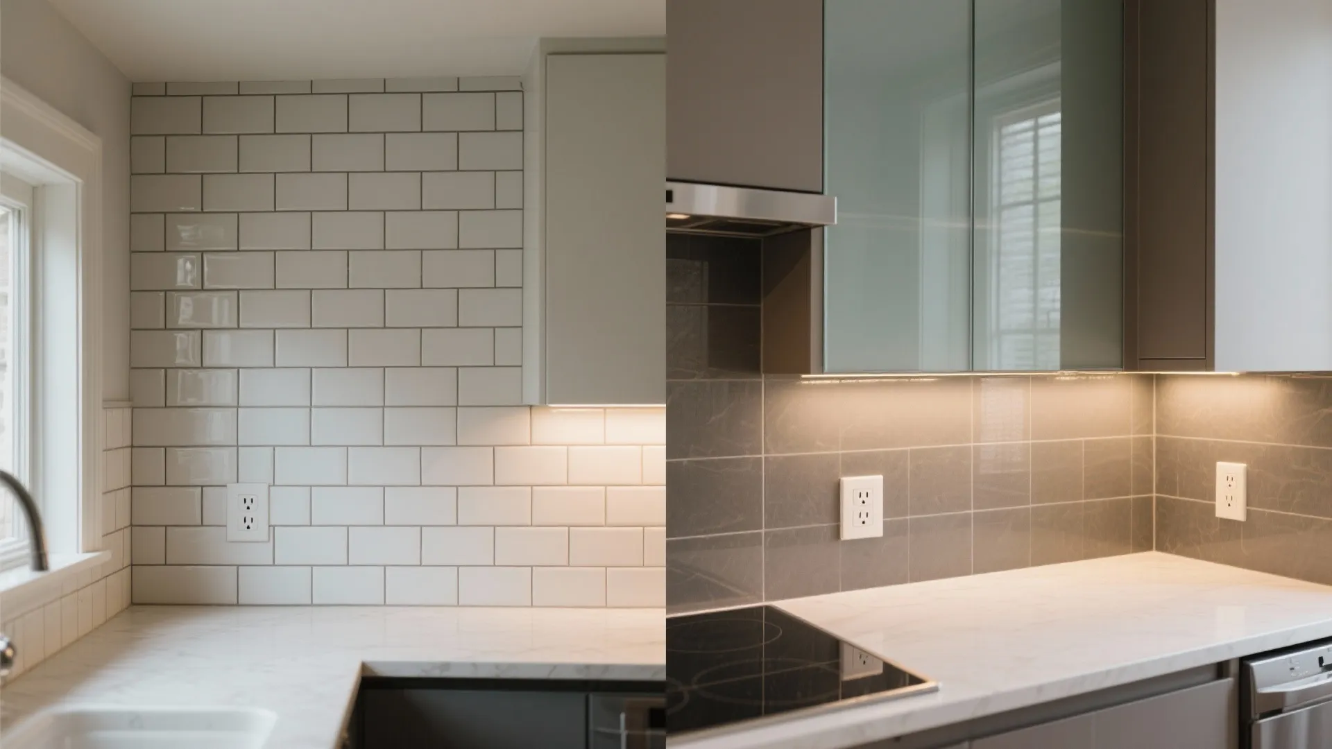 Glass Backsplash for Light, Depth, and Easy Clean