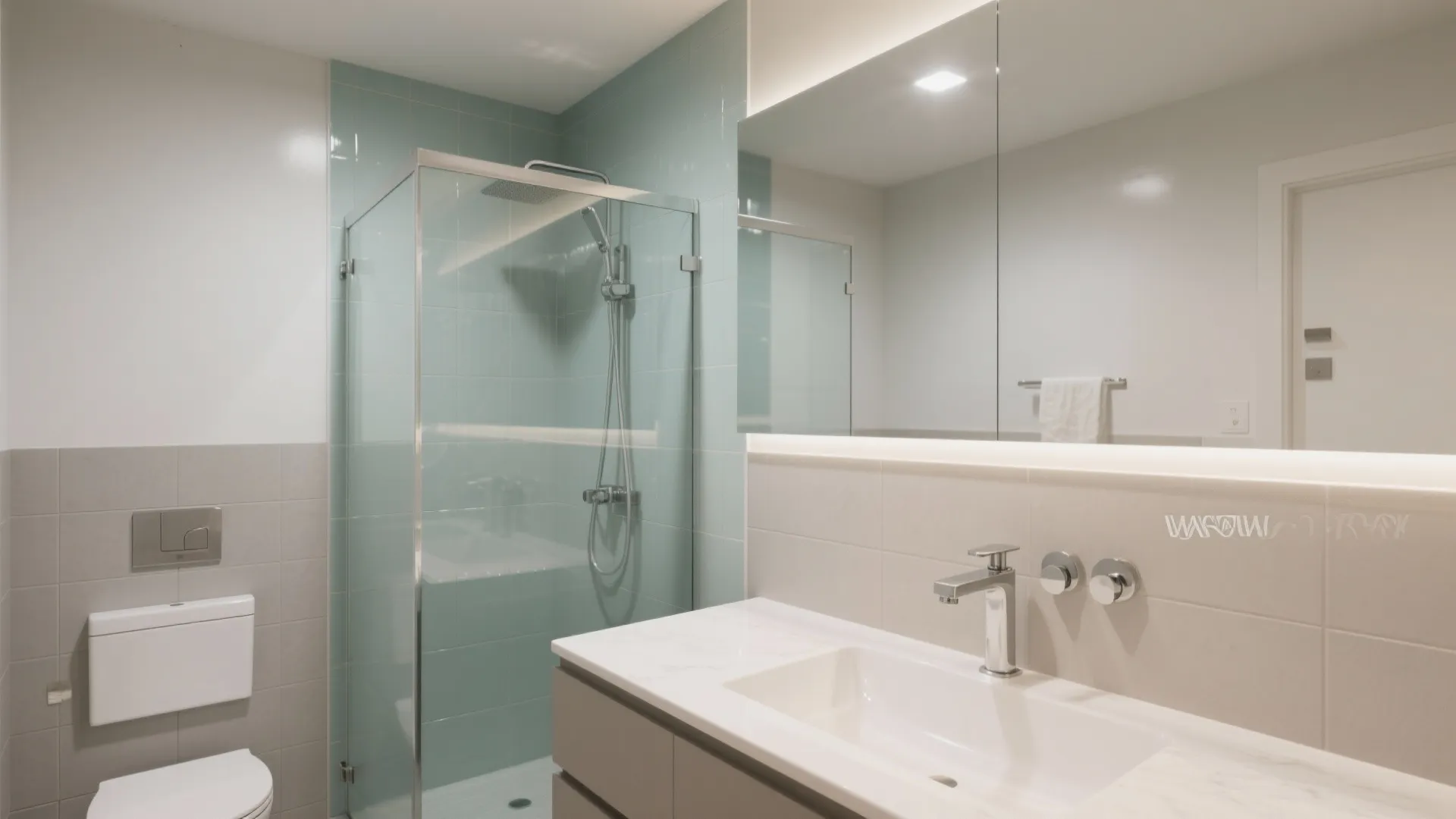 Glass Backsplash Clarity in Wet Zones