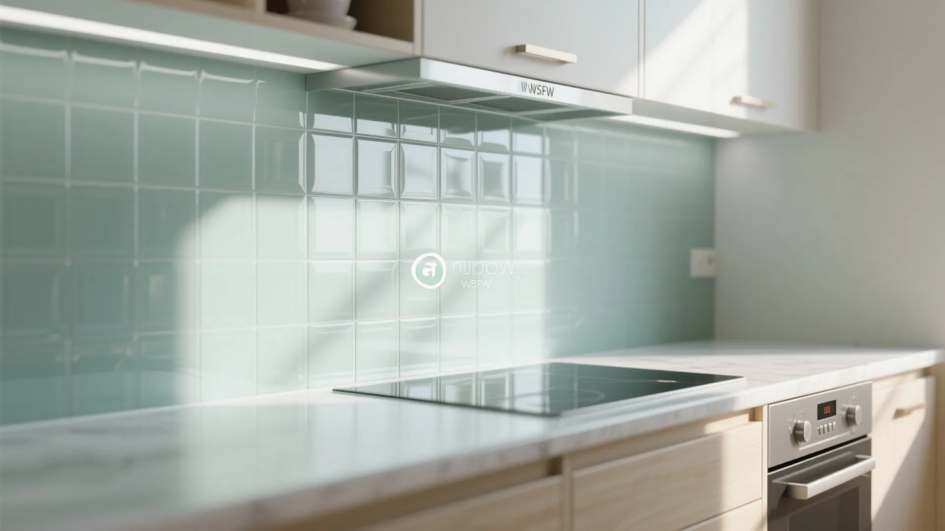 Glass Backsplash for Light & Space