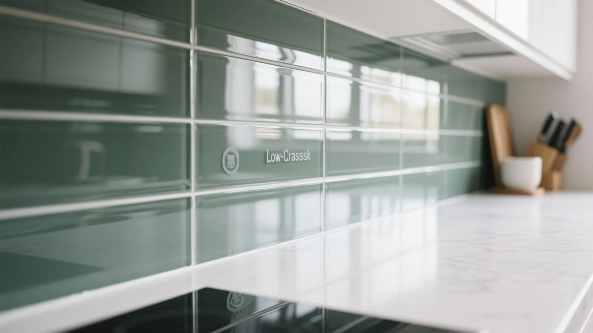 Glass Backsplash for Openness